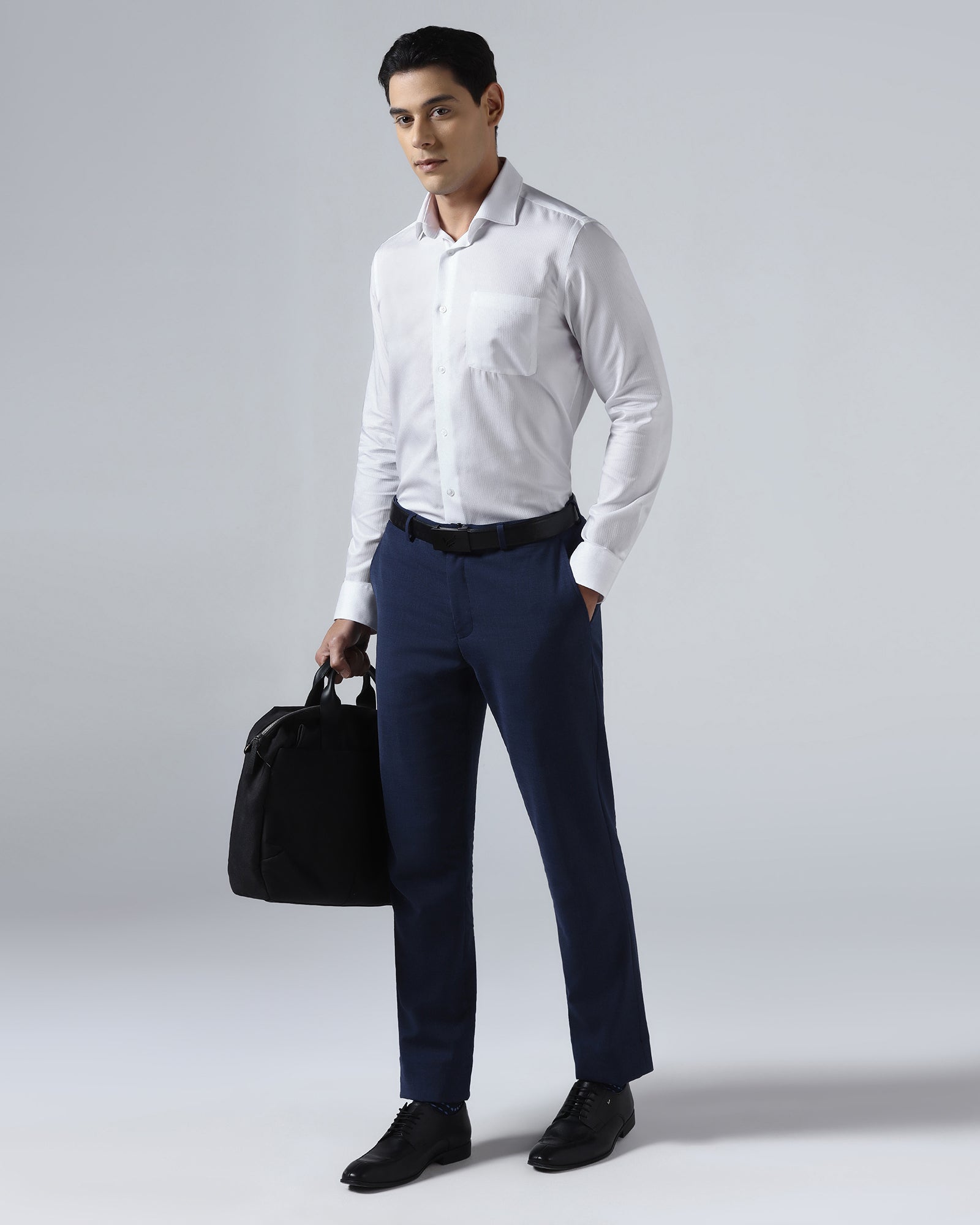 Super White Textured Shirt - Sonic