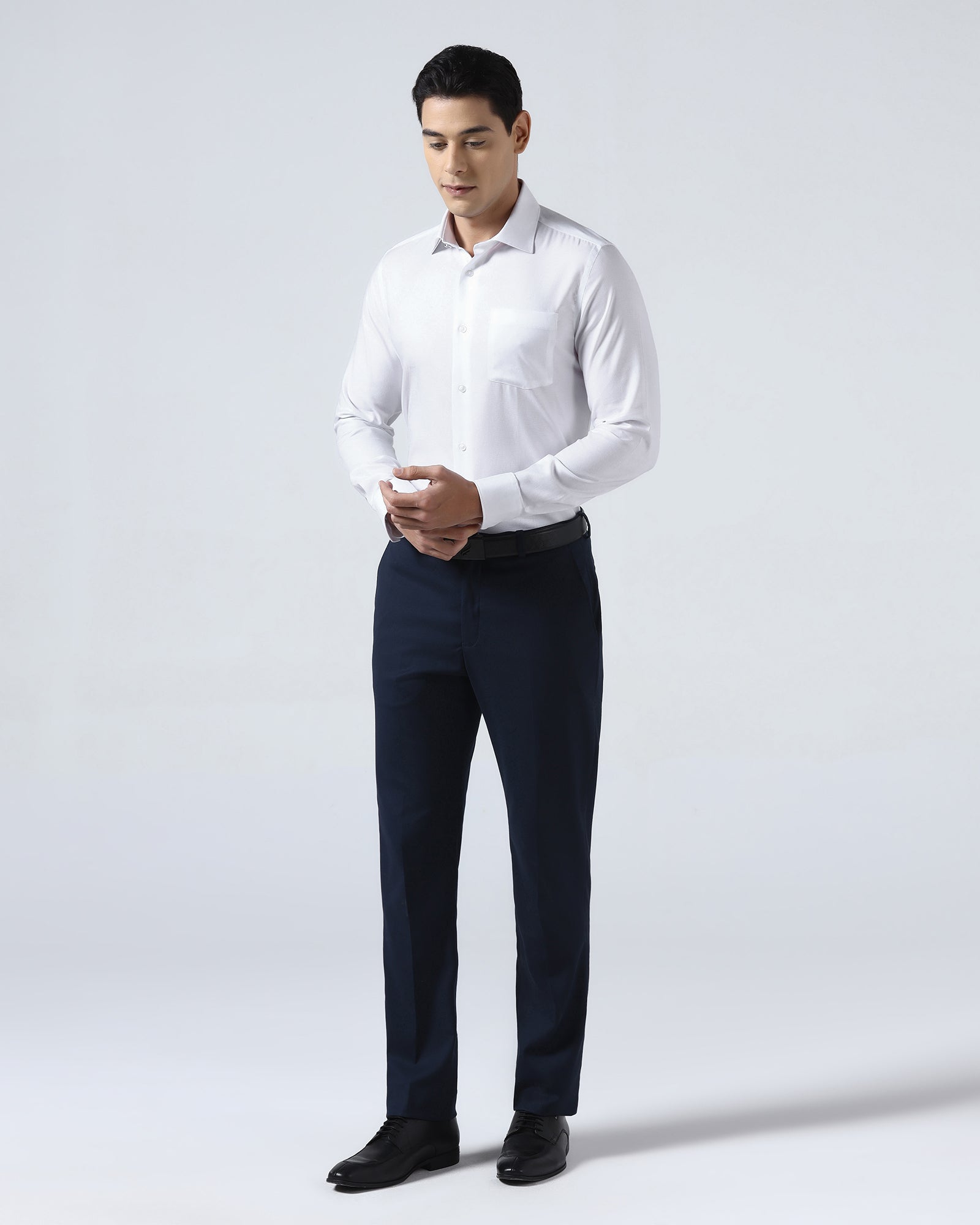 Super White Textured Shirt - Sylas