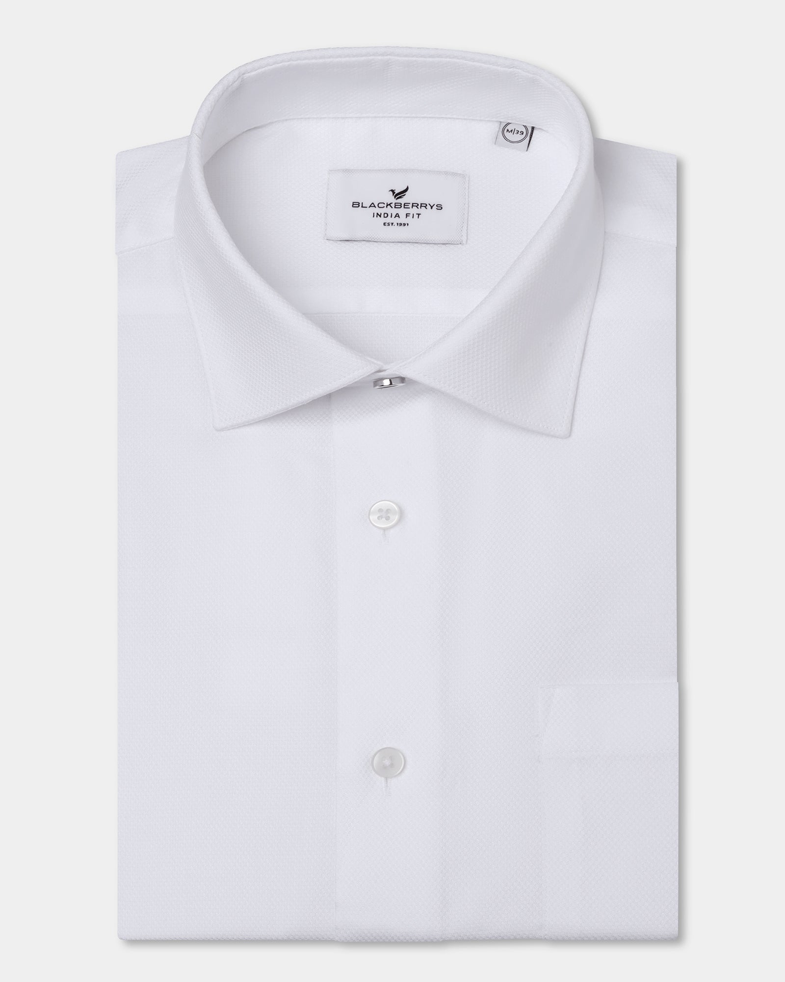 Super White Textured Shirt - Sylas
