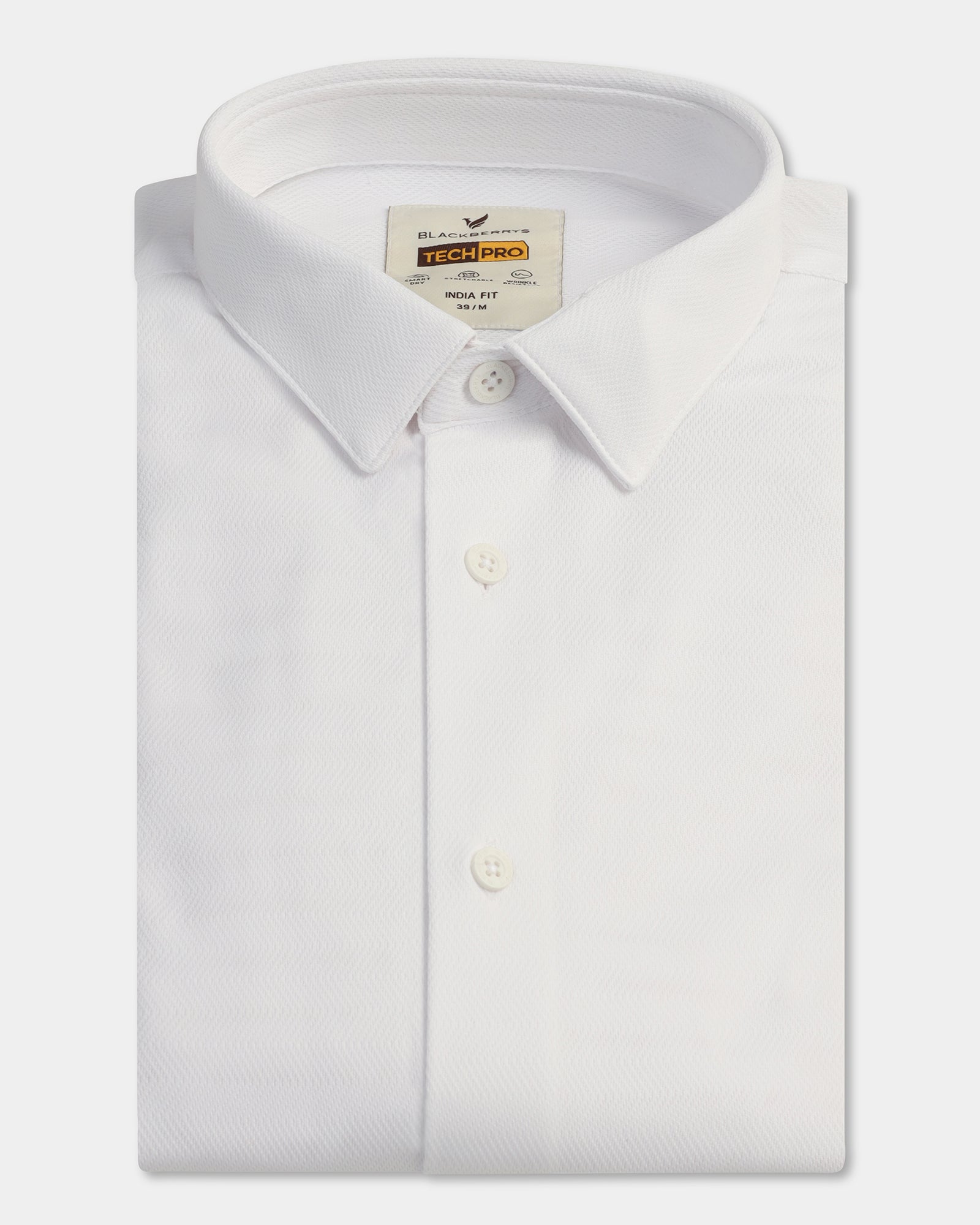 White Techpro Stripe Shirt - Keish
