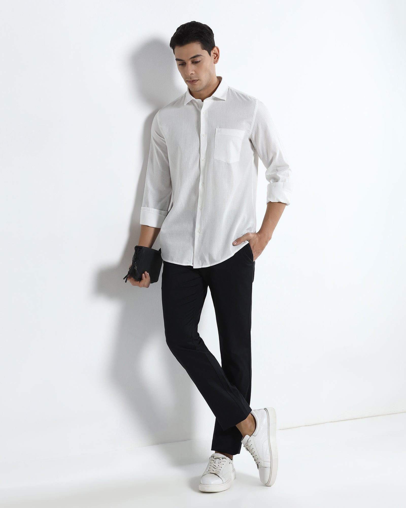White Textured Shirt - Arthur