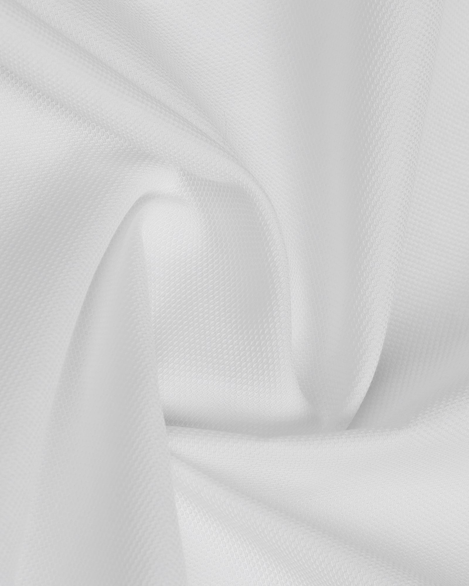 White Textured Shirt - Caty