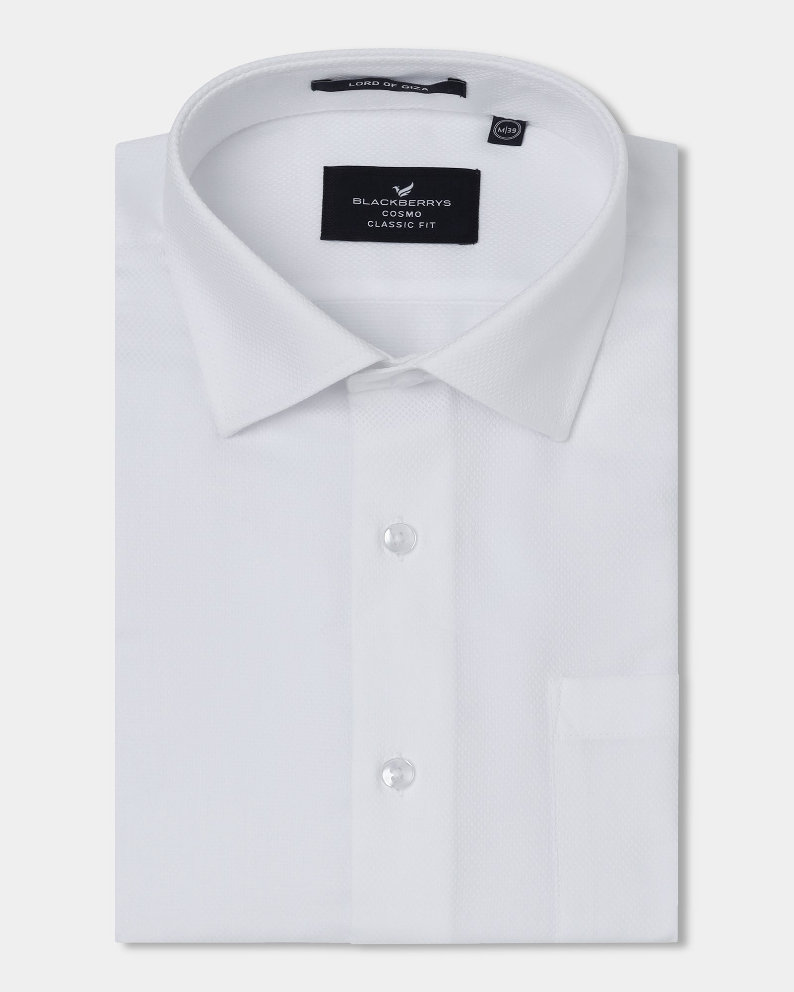 White Textured Shirt - Quinn