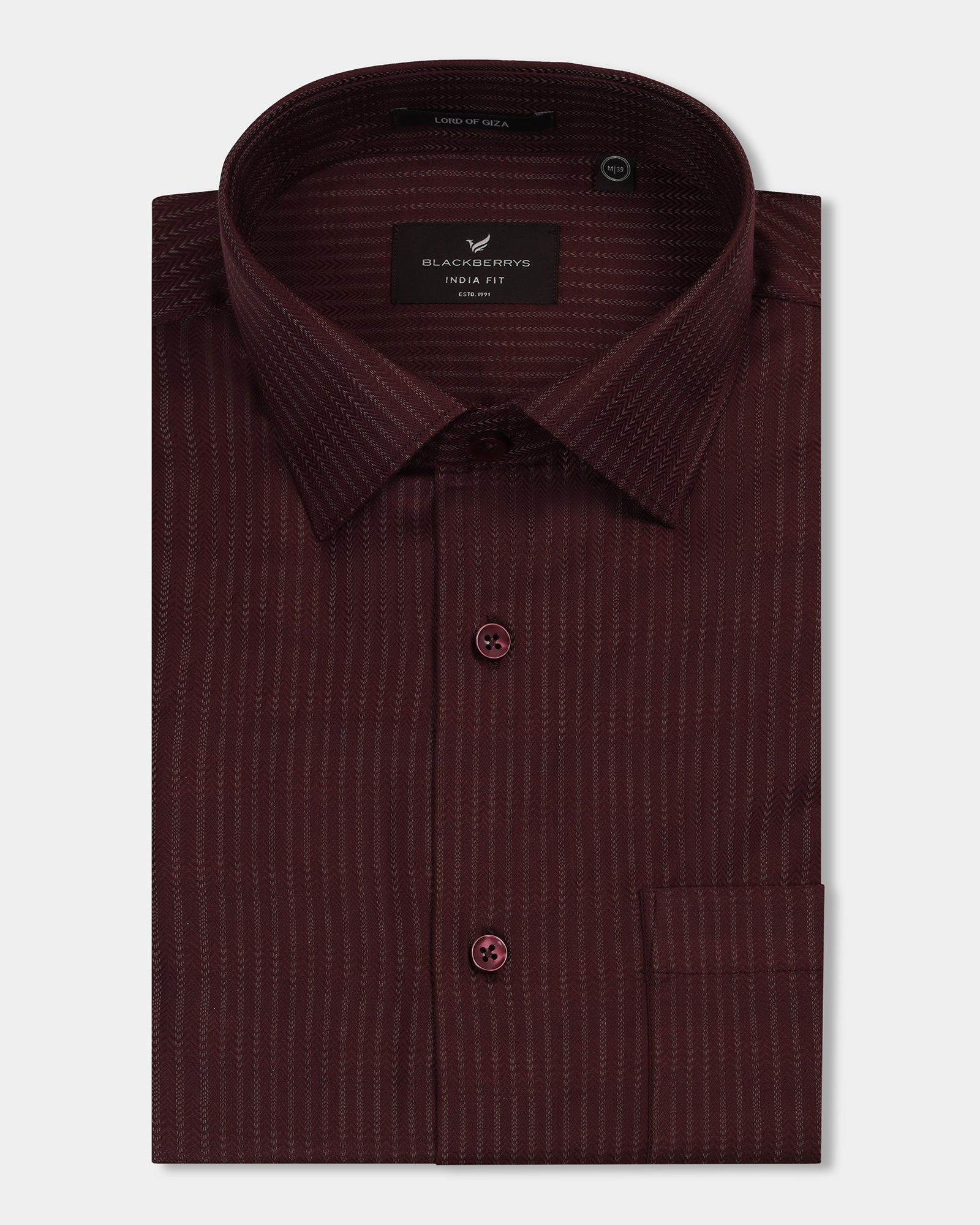 Wine Stripe Shirt - Preston