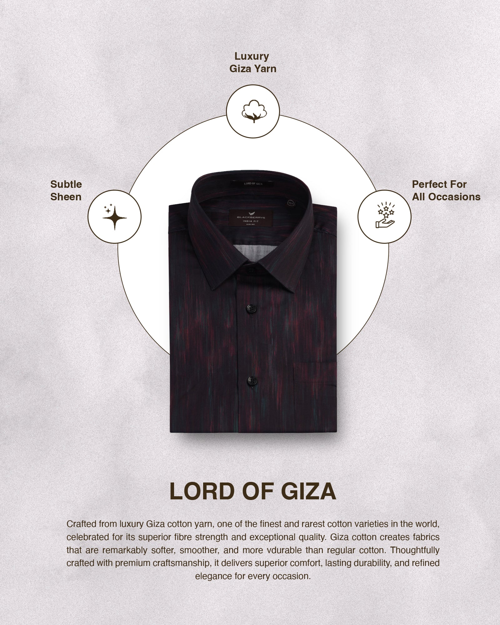 Wine Half Sleeve Printed Shirt - Siena