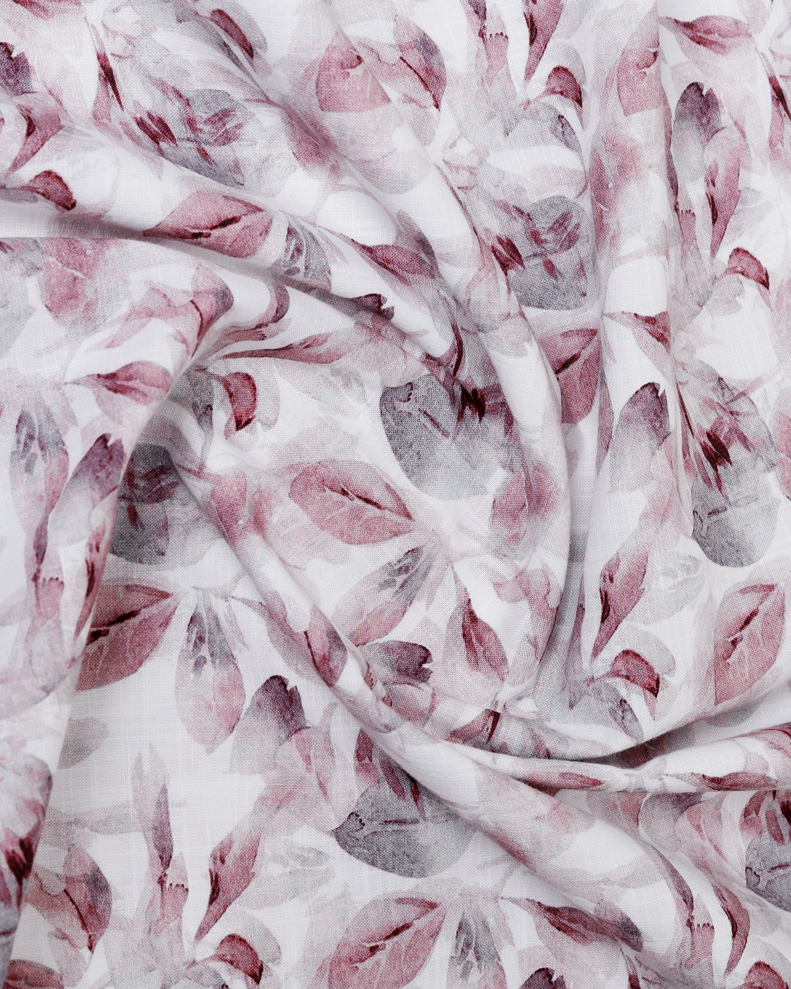 Wine Half Sleeve Printed Shirt - Enric