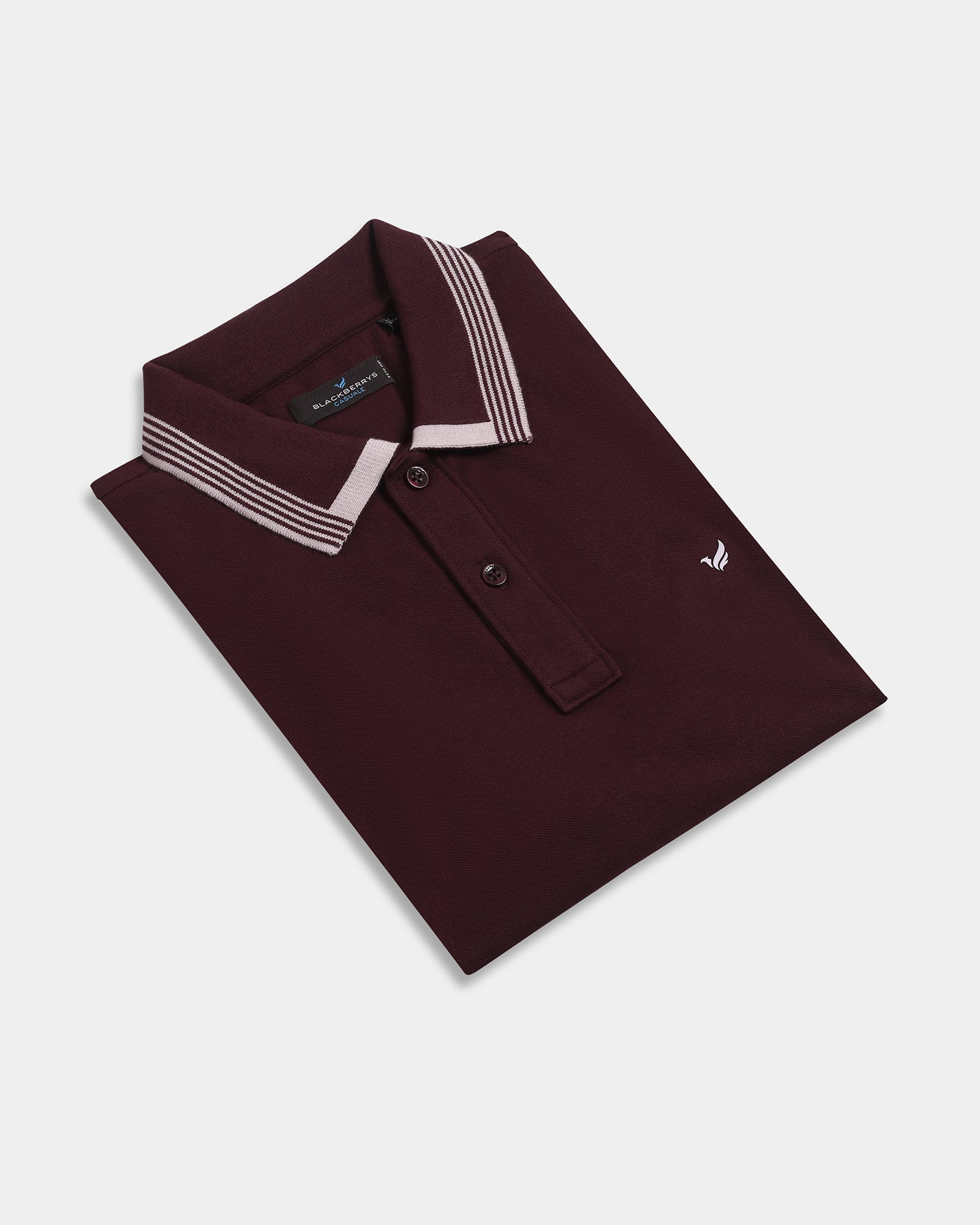 Wine Solid Polo - Rupert