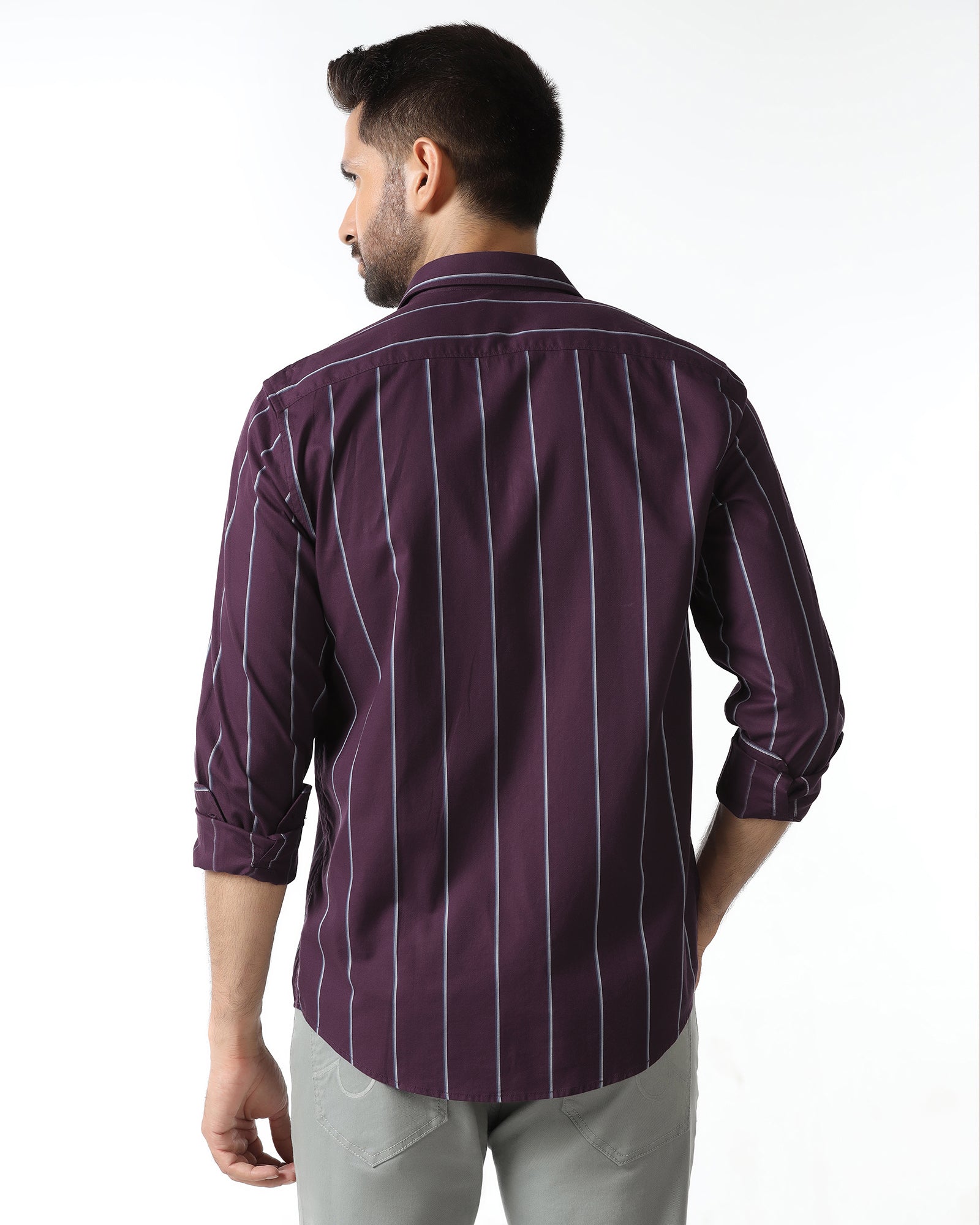 Wine Stripe Shirt - Huon