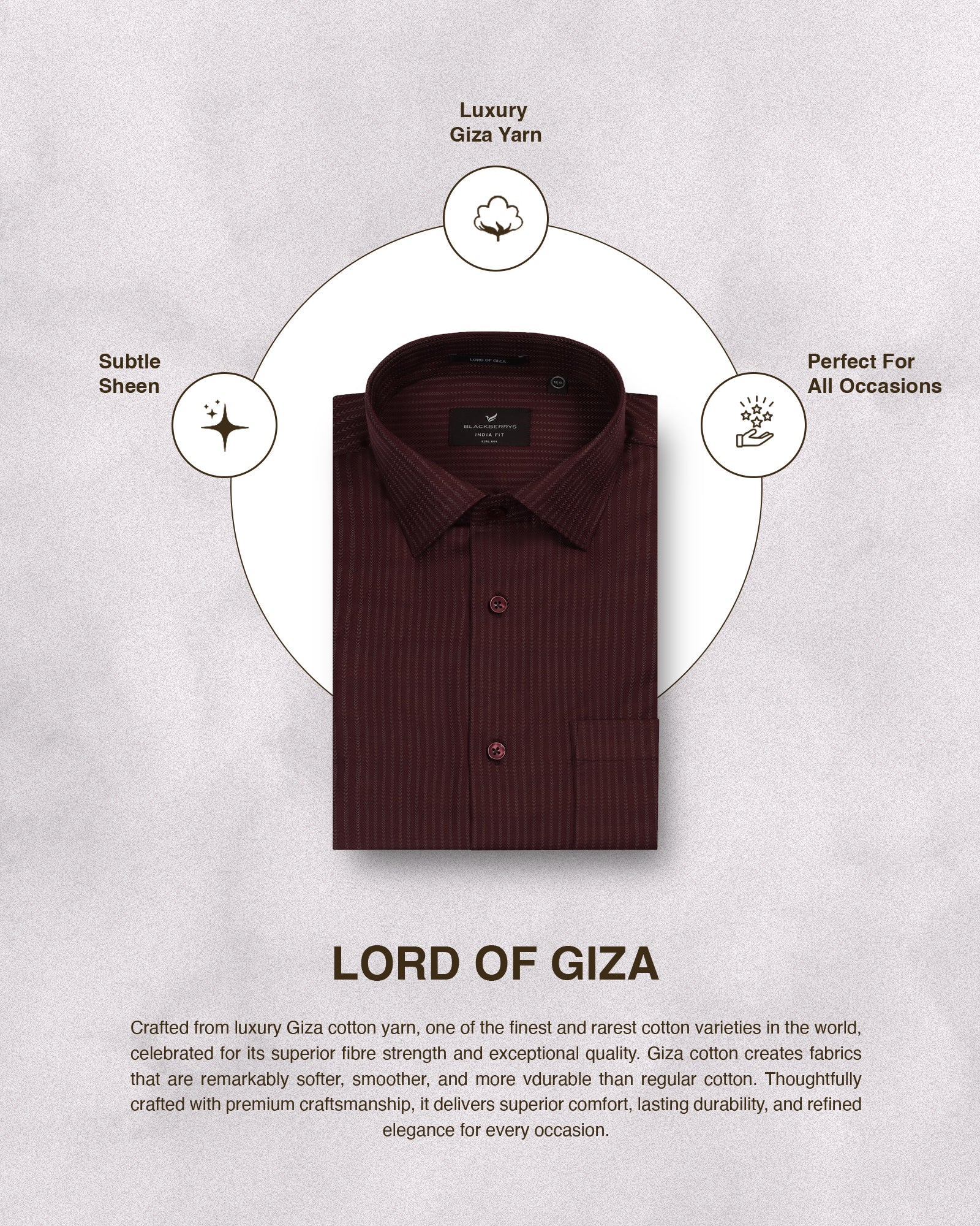 Wine Stripe Shirt - Preston