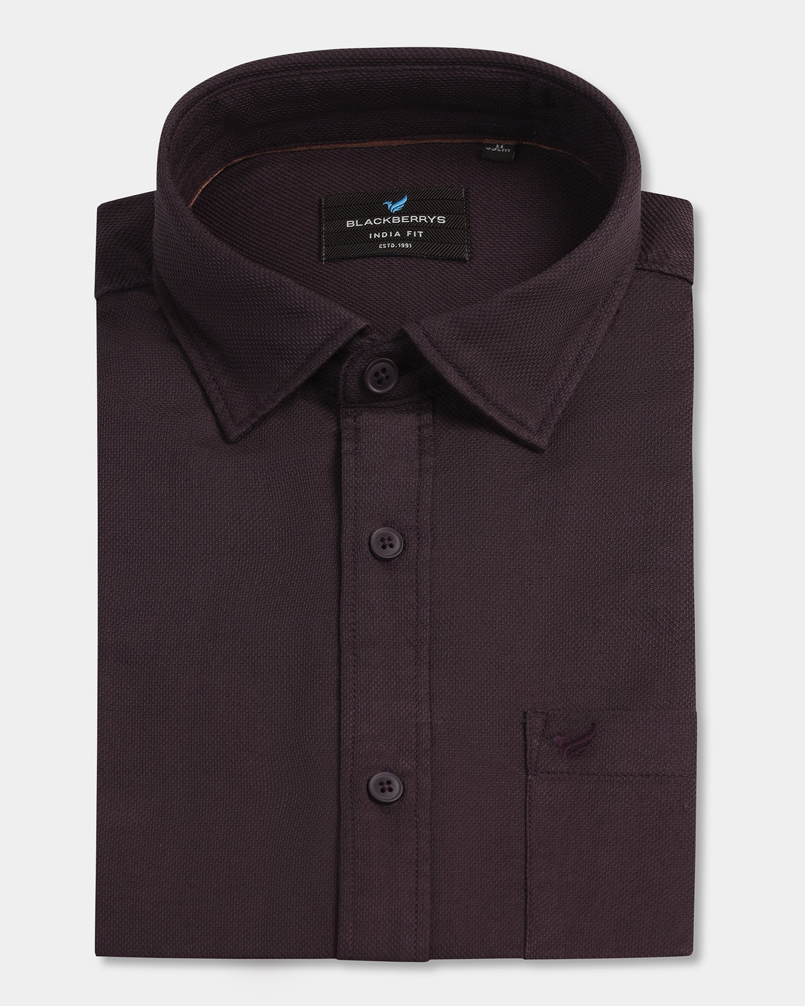 Wine Textured Shirt - Caty