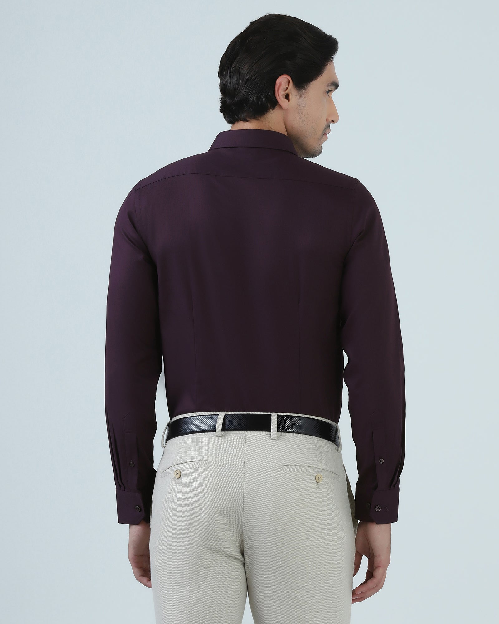 Wine Textured Shirt - Ioceta