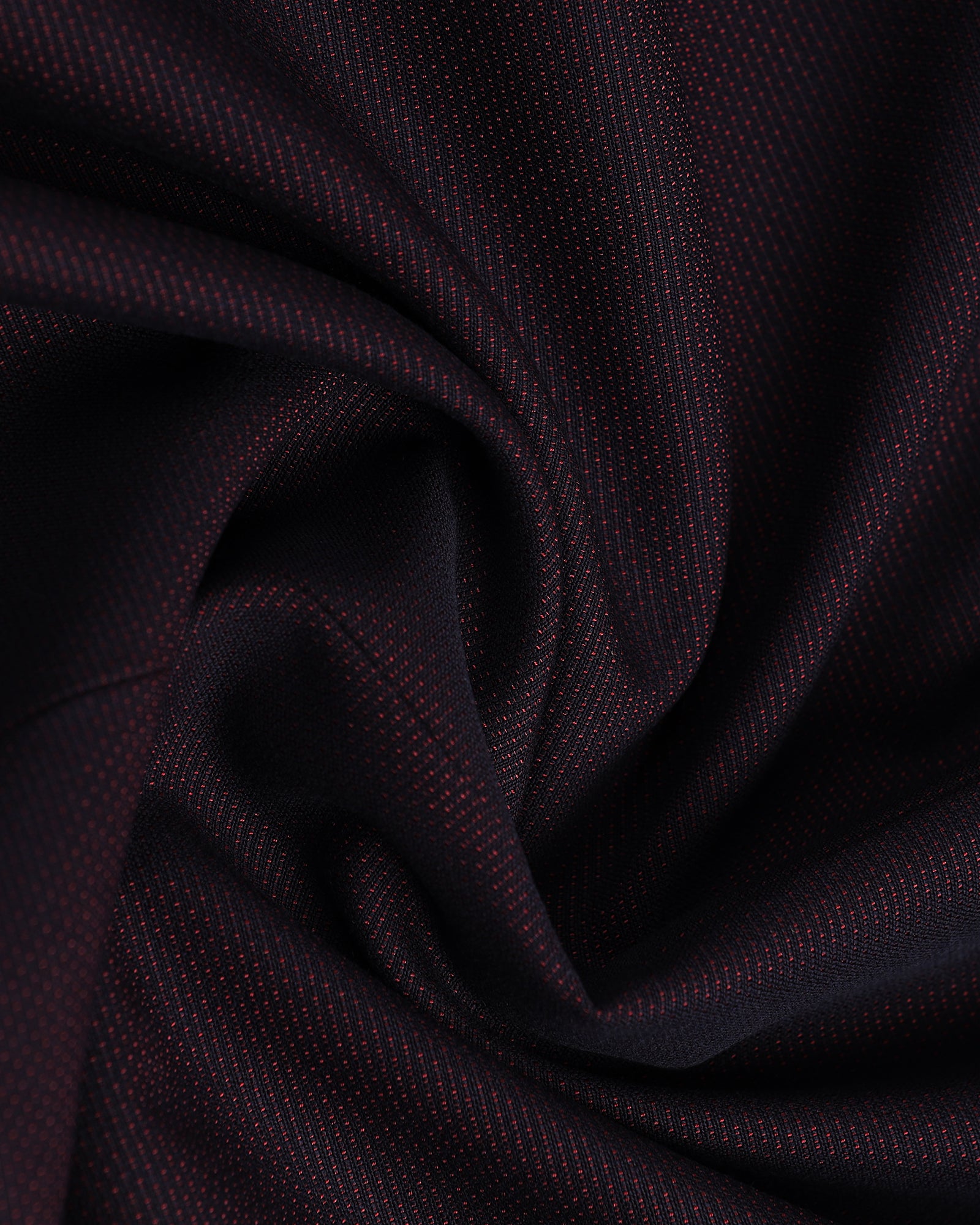 Wine Three Piece Textured Suit - Jiver