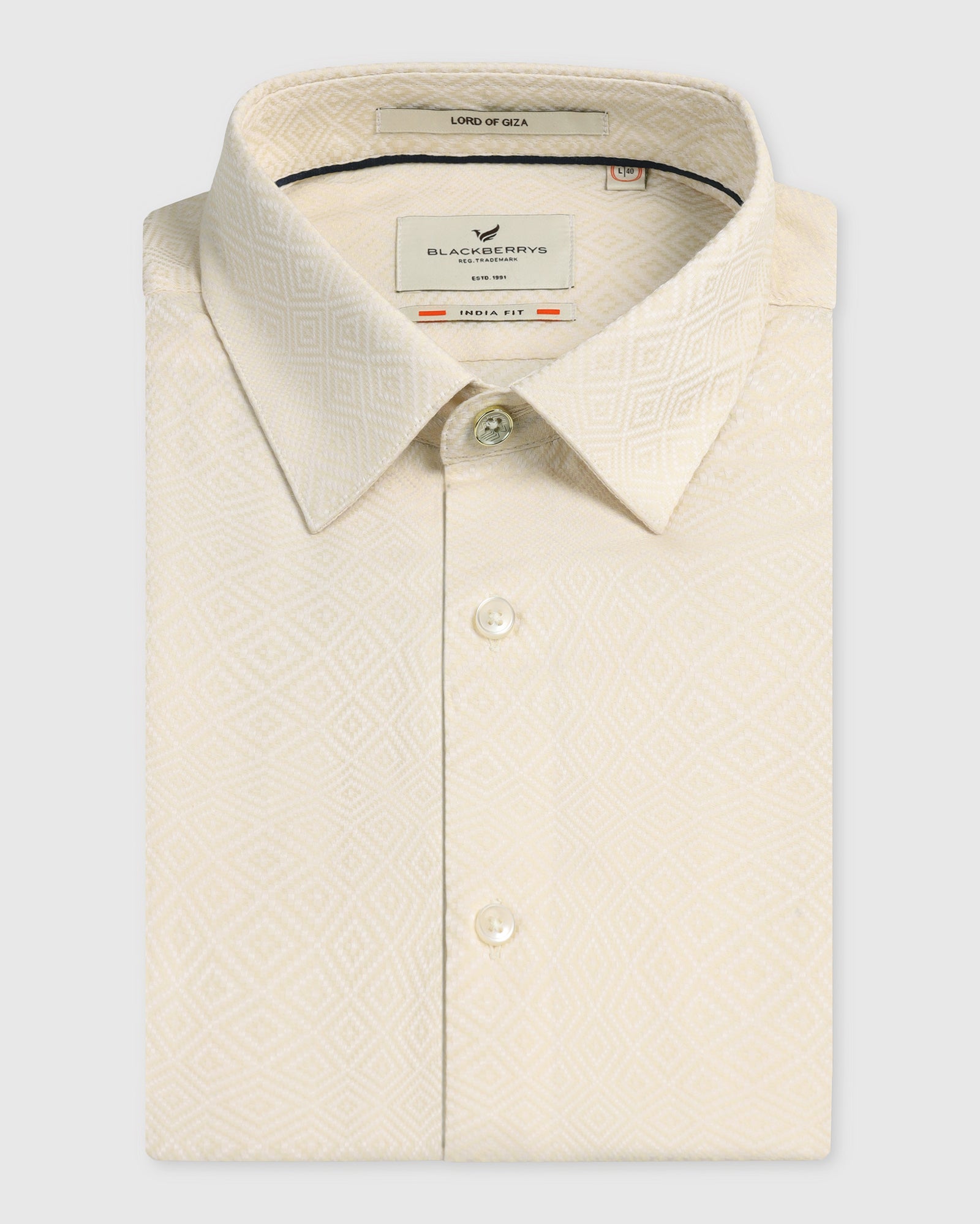 Yellow Jacquard Shirt - Render