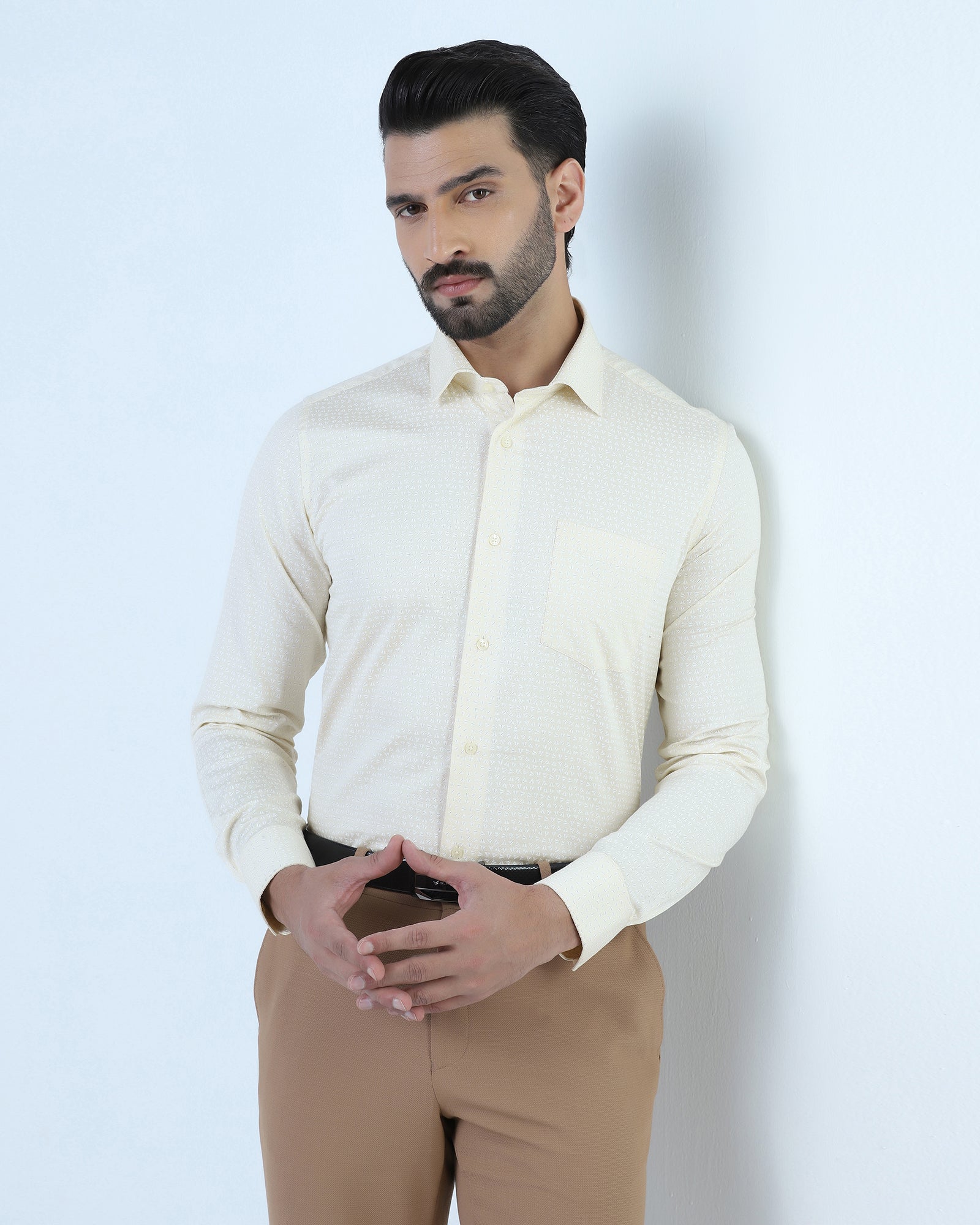 Yellow Printed Shirt - Callum