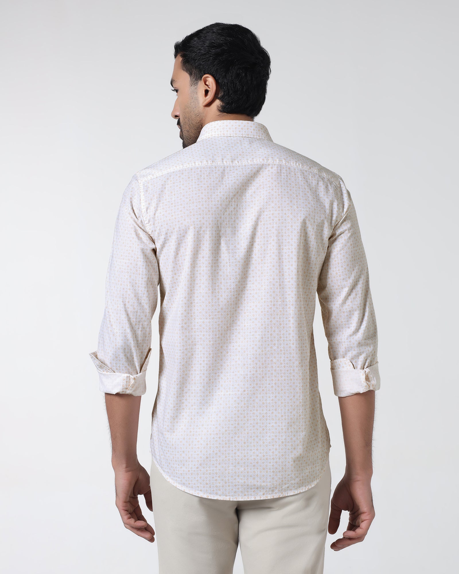 Yellow Printed Shirt - Harlad