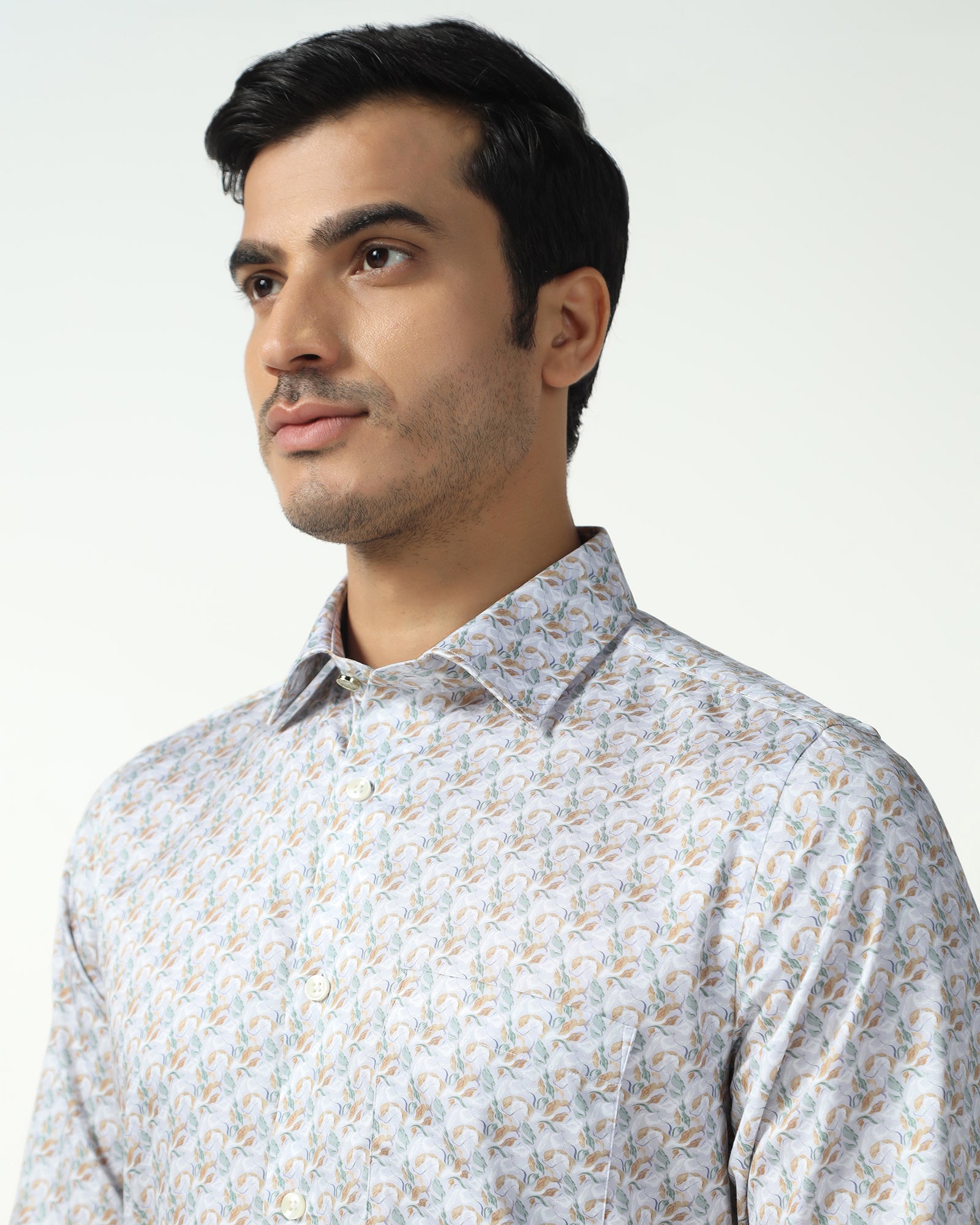 Yellow Printed Shirt - Parker