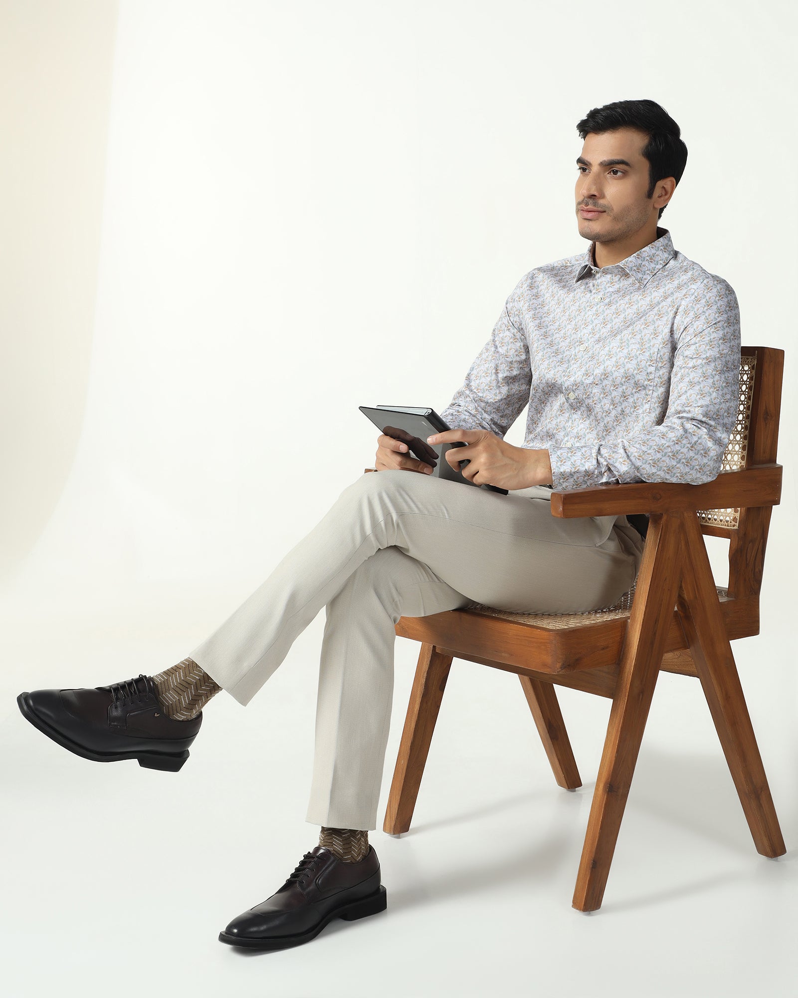 Yellow Printed Shirt - Parker