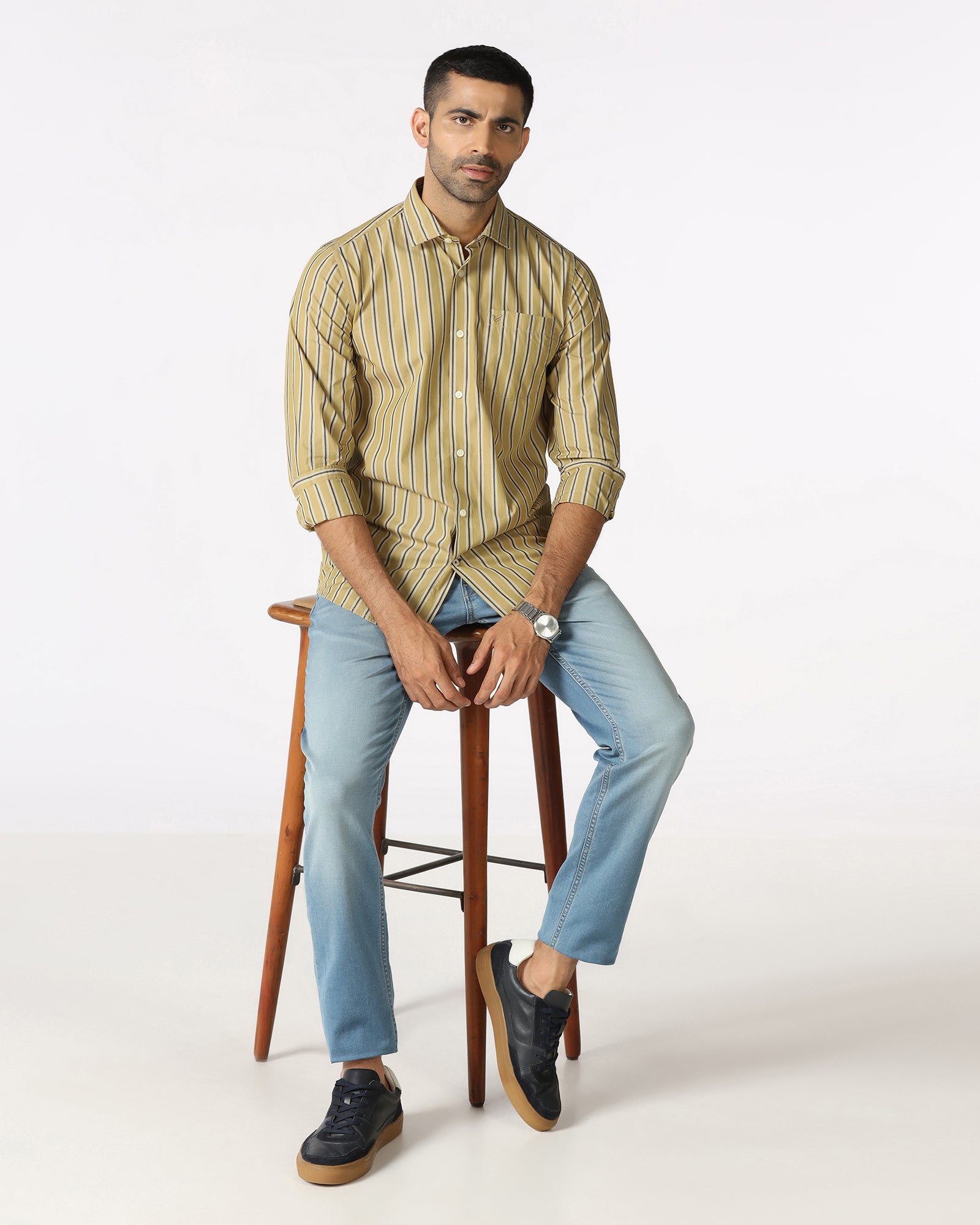 Yellow Stripe Shirt - Florian