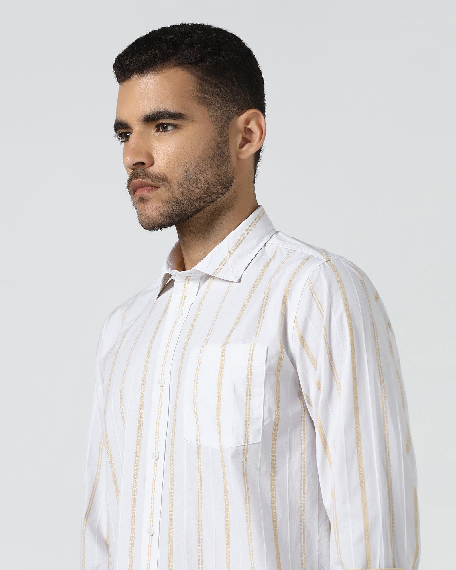 Yellow Stripe Shirt - Garol