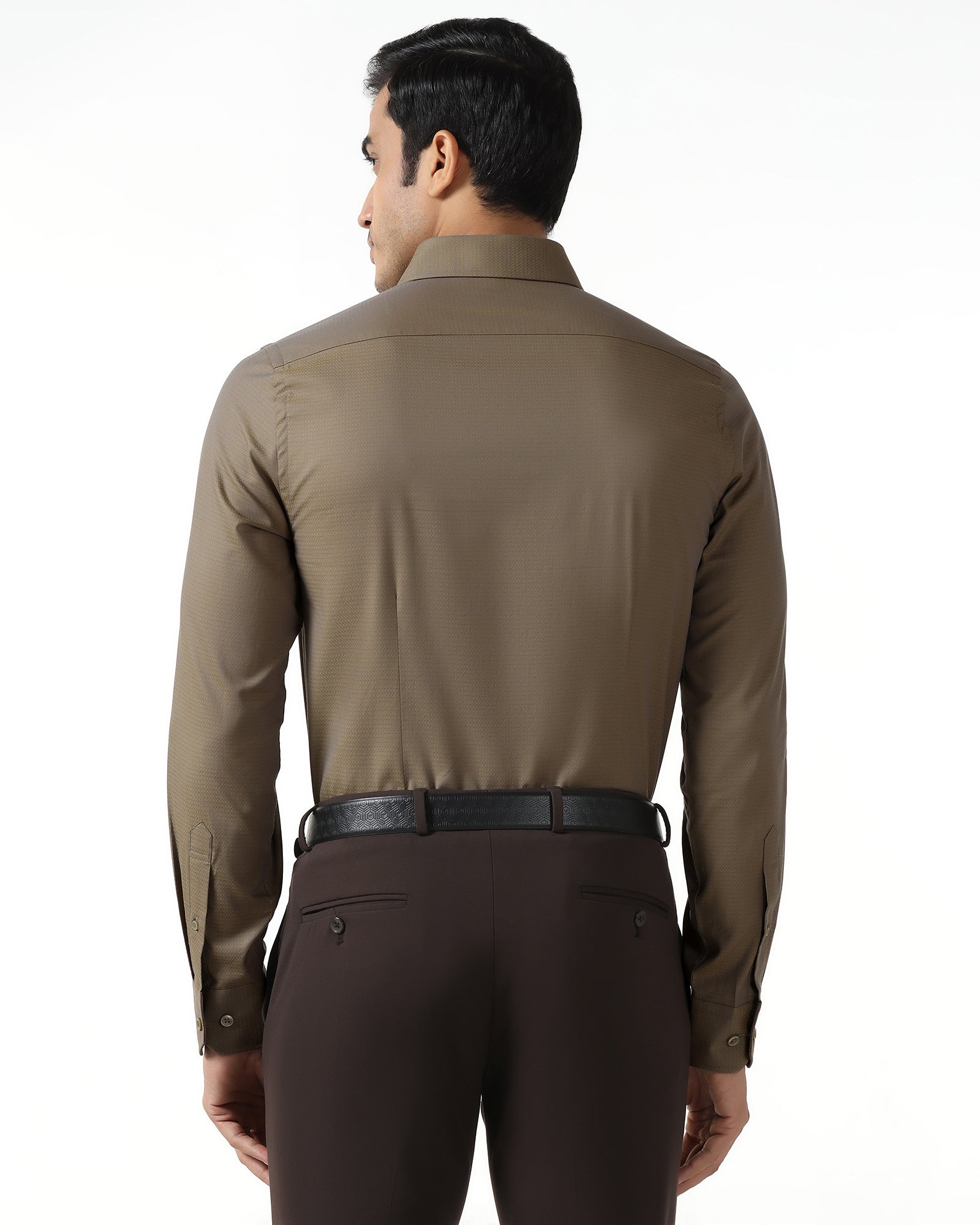 Yellow Textured Shirt - Zander