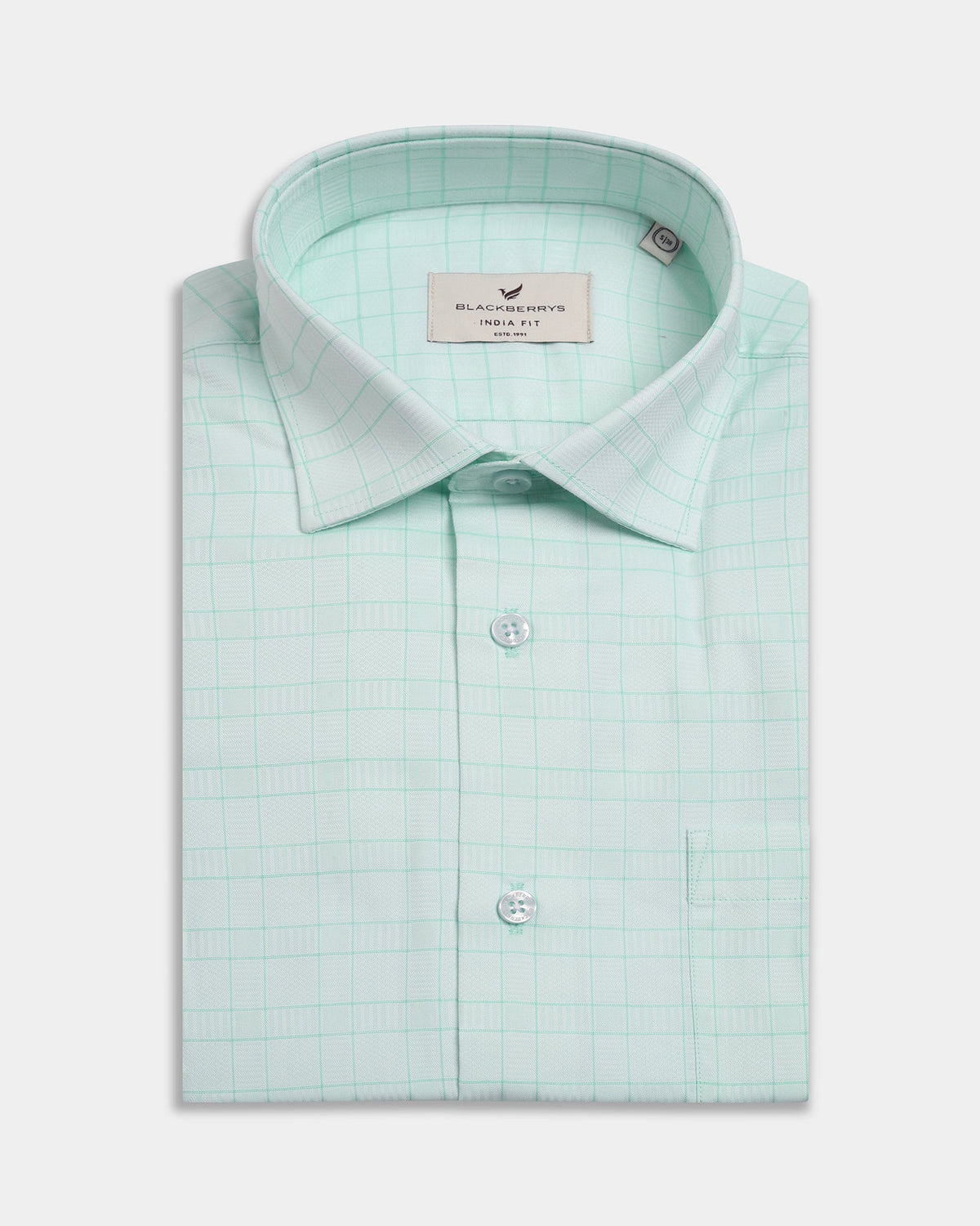 Aqua Check Shirt - Boardroom