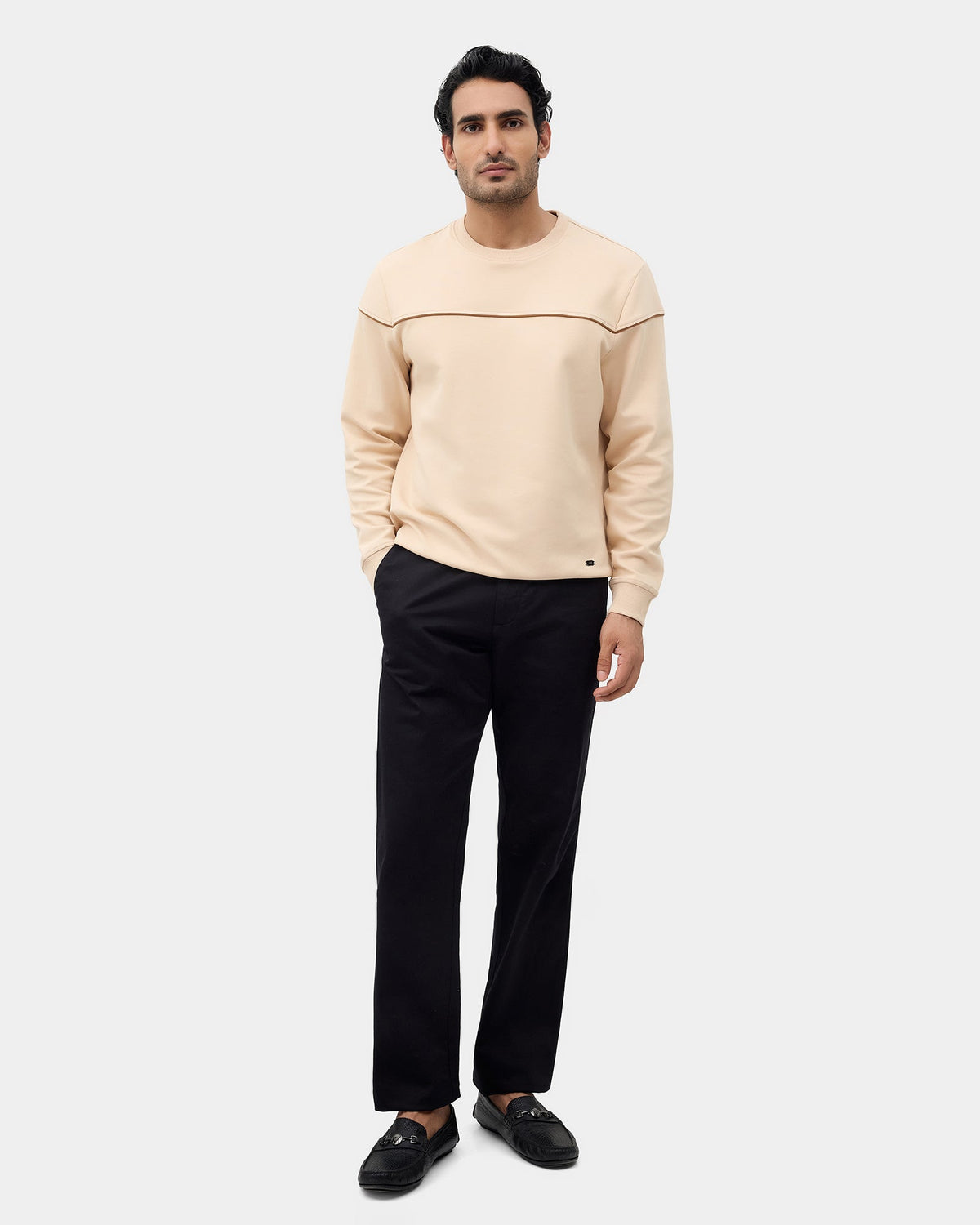 Beige Printed Sweatshirt - Eminem