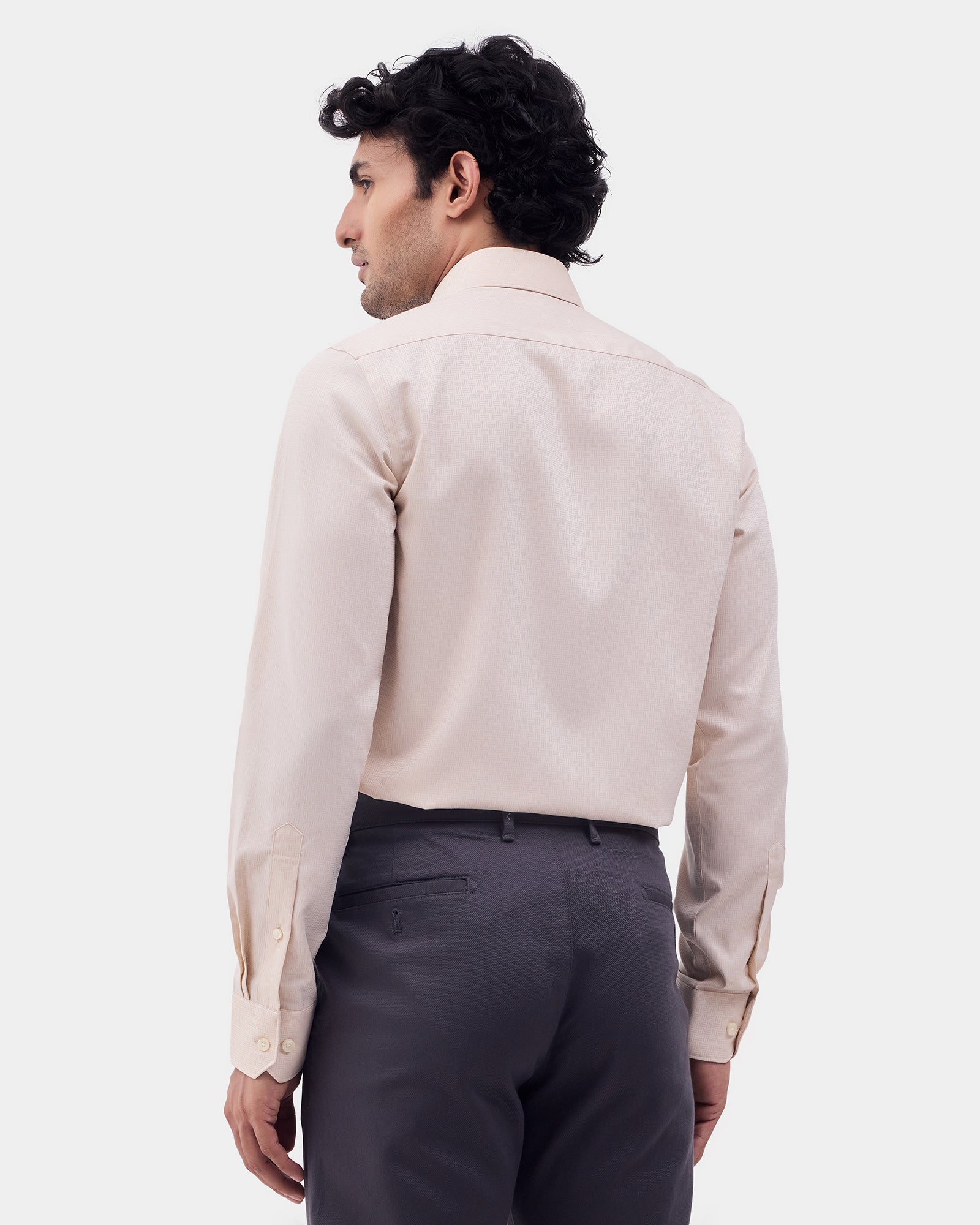 Beige Textured Shirt - Felder