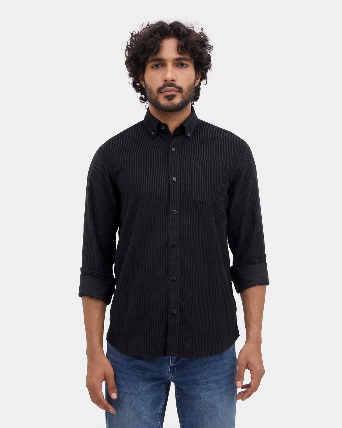 Black Corduroy Shirt - Agapi