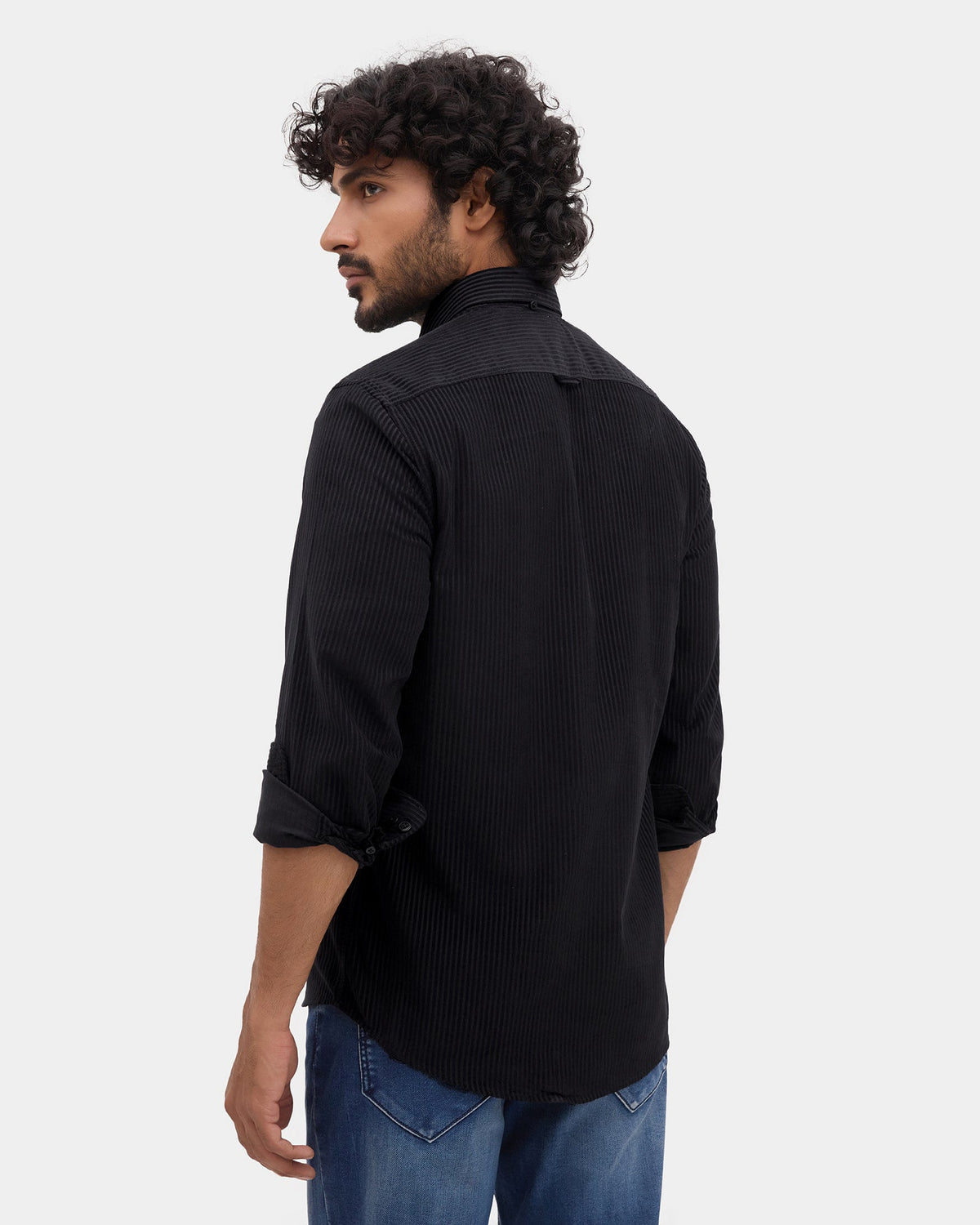 Black Corduroy Shirt - Agapi