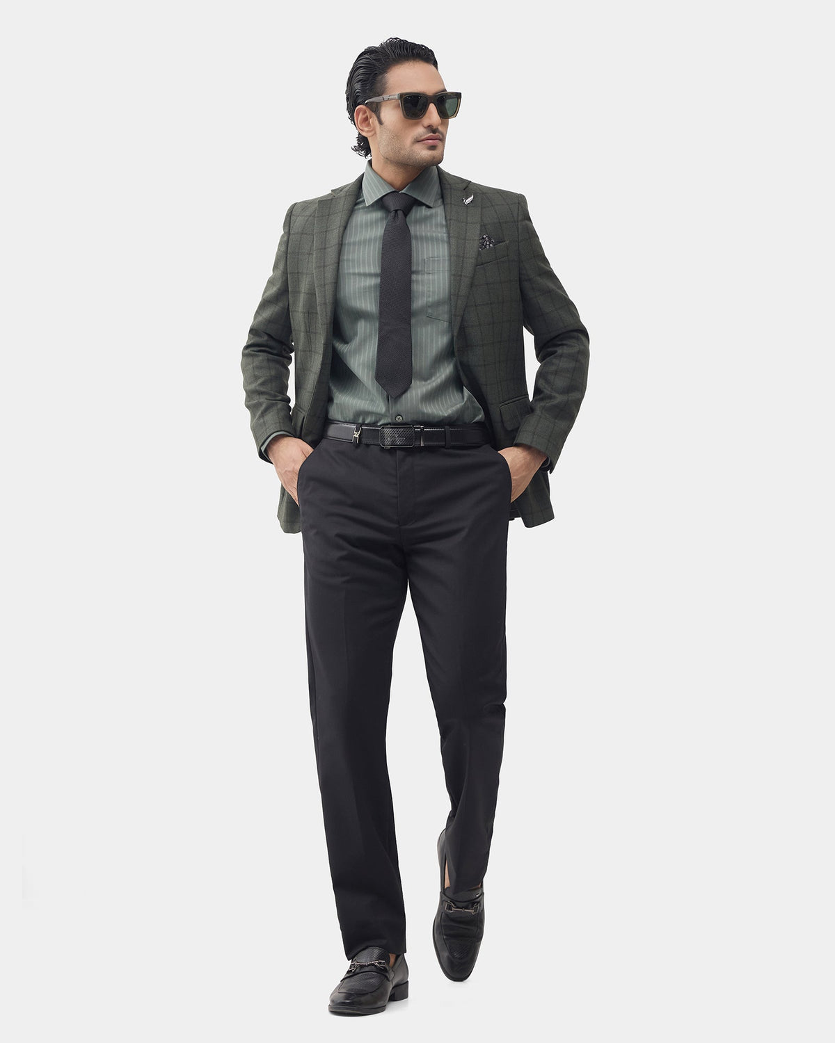 Black Luxe Texturedd Trouser - Chopard
