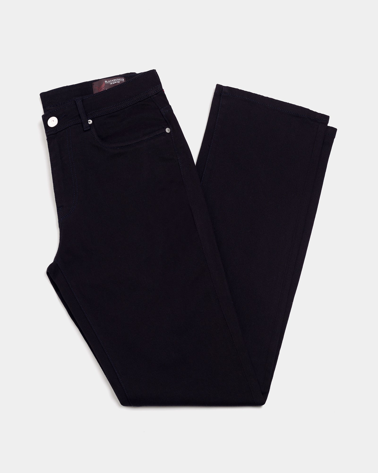 Black Super Clean Straight Comfort Jeans - Cohan
