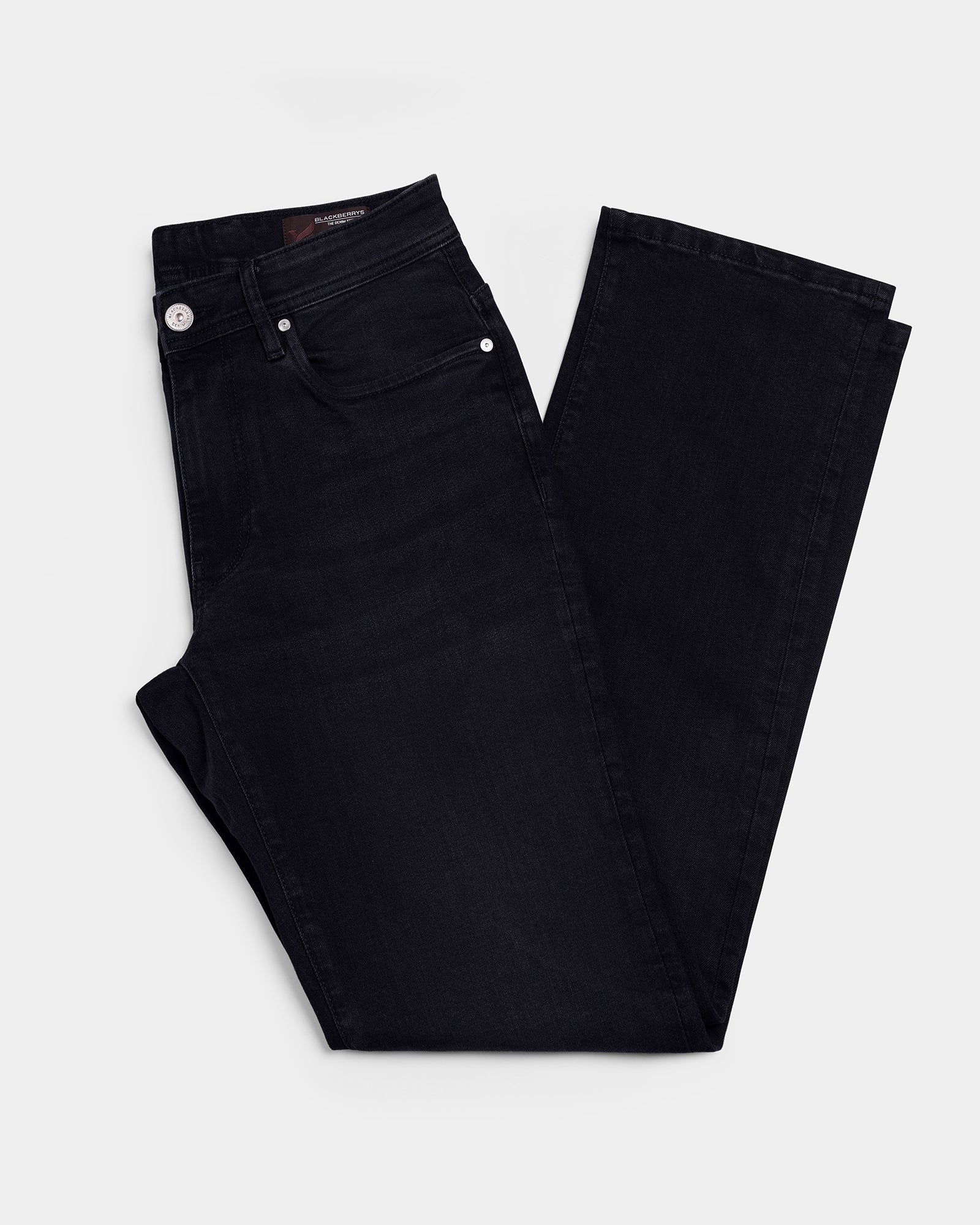 Black Super Clean Straight Comfort Jeans - Igor