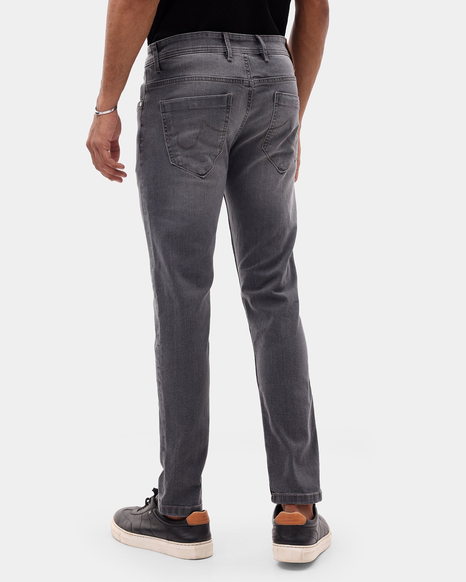 Black Superflex Skinny Cropped Jeans - Lazar