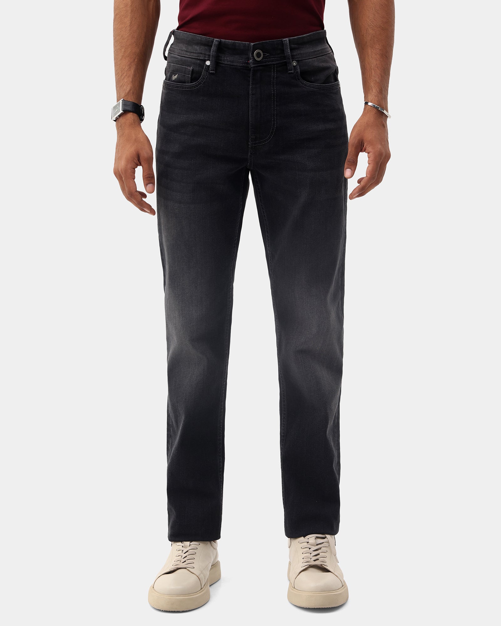 Black Superflex Slim Fit Jeans - Novak