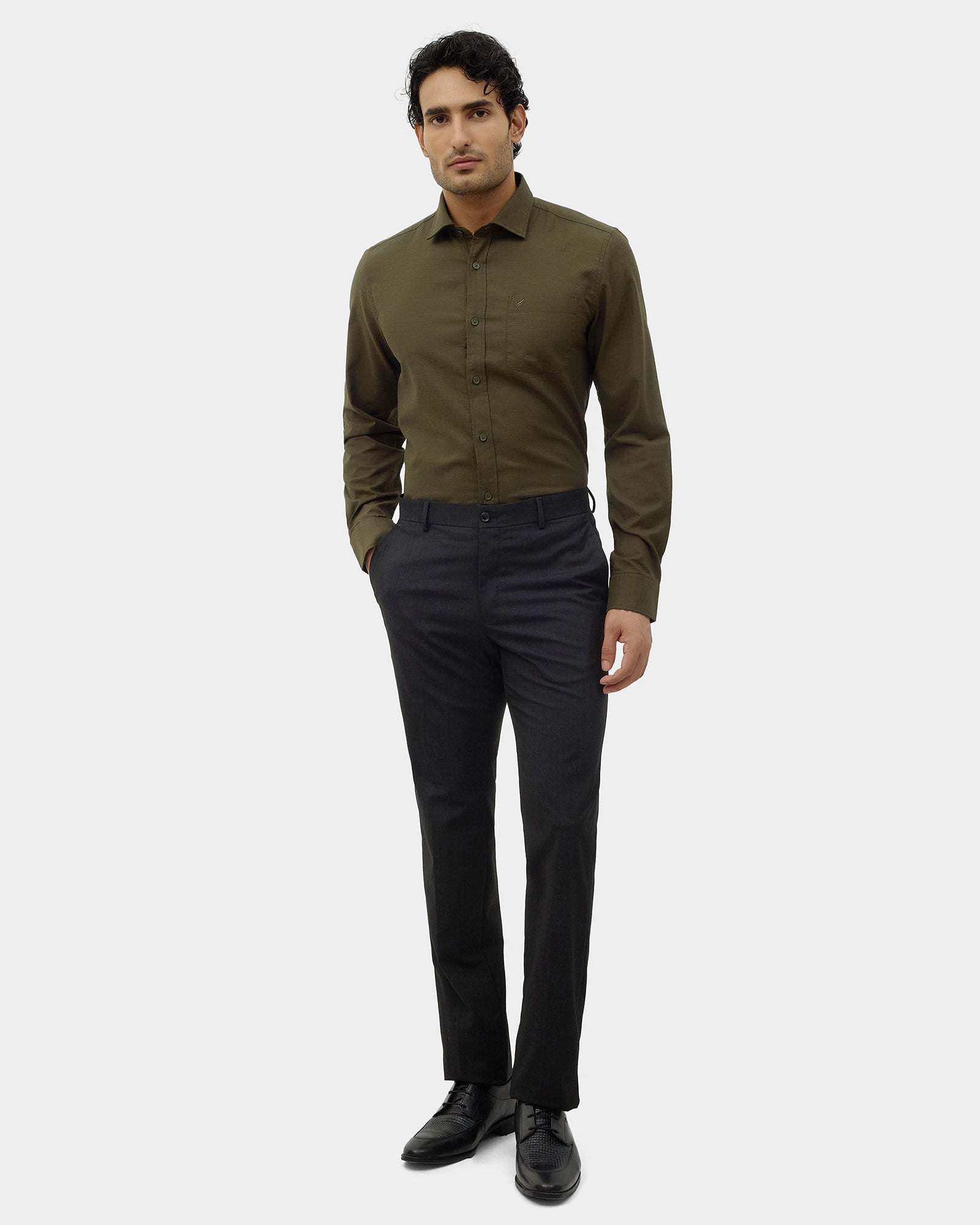 Black Check Trouser - Graham