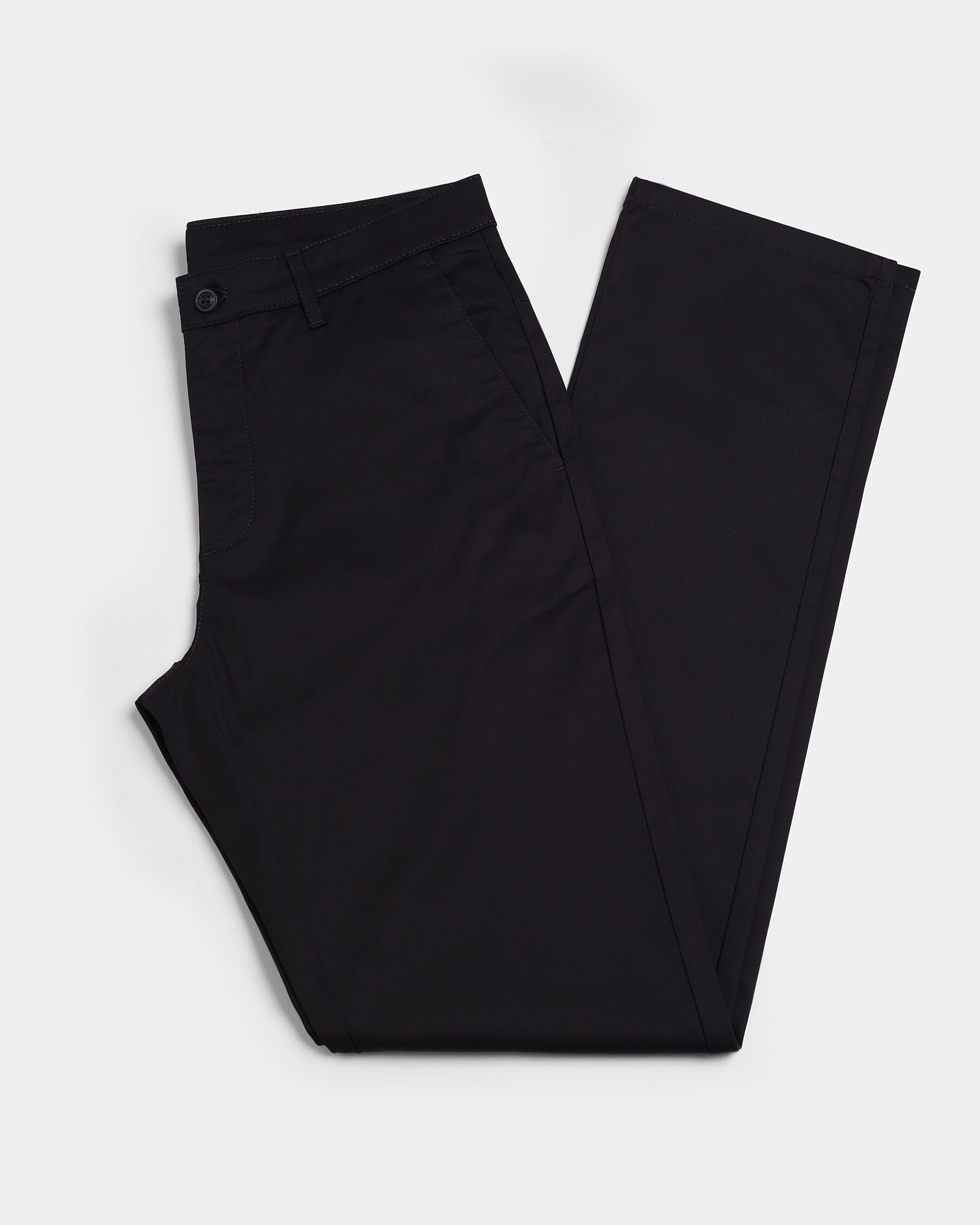 Black Solid Khakis - Sinai