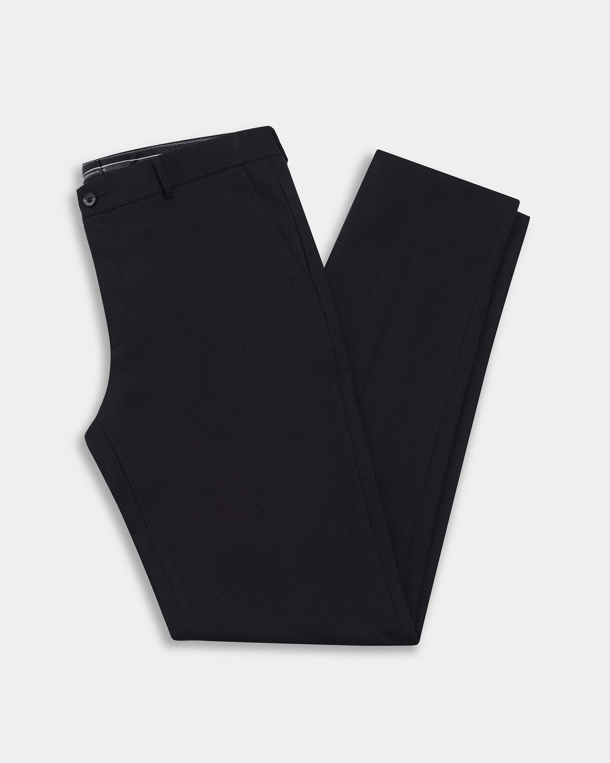 Black Solid Trouser - Black 279