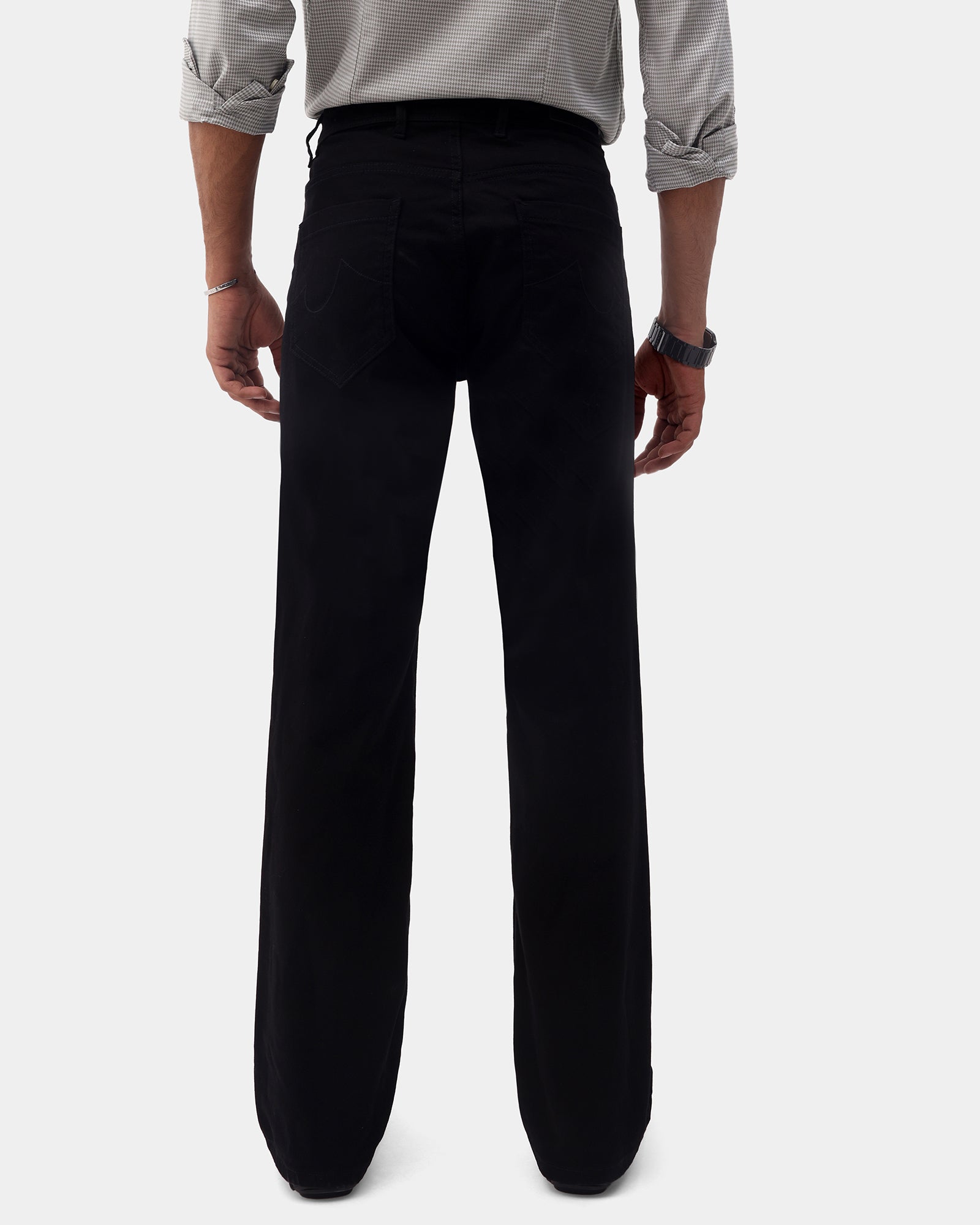 Black Straight Comfort Fit Jeans - Jacob