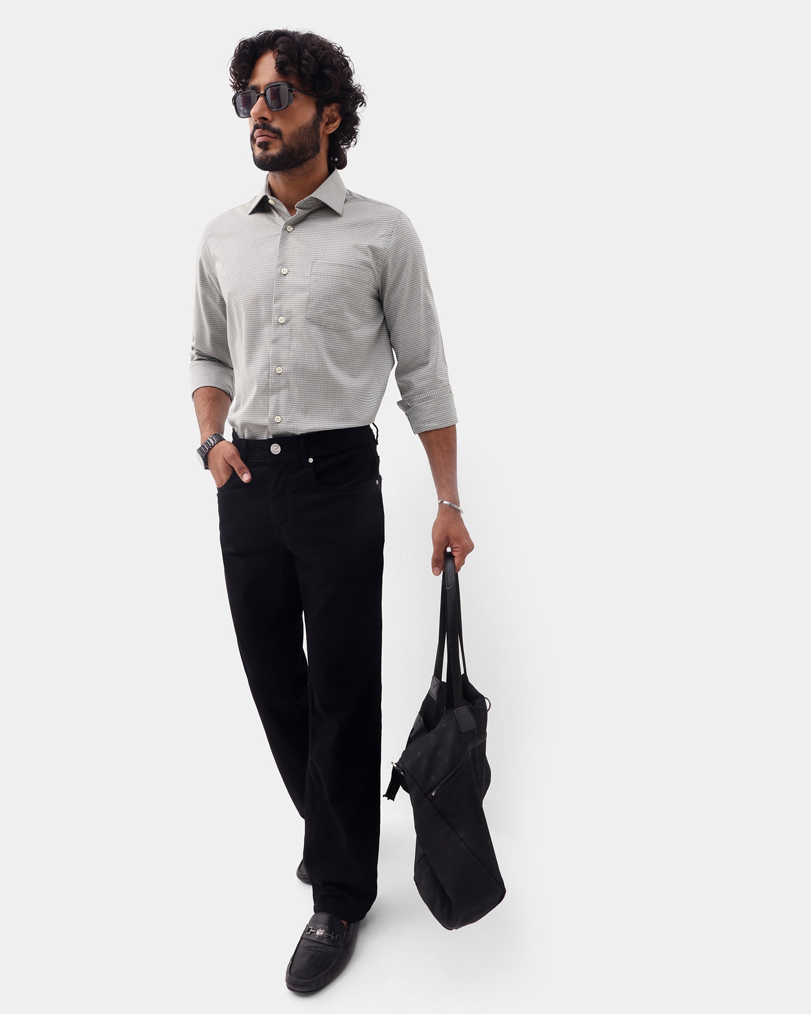 Black Straight Comfort Fit Jeans - Jacob