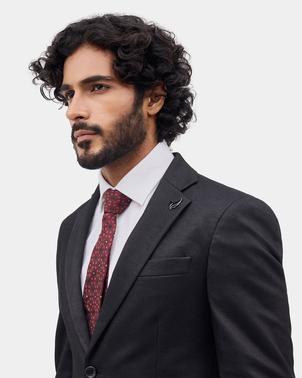 Black Stripe Blazer - Kiroc