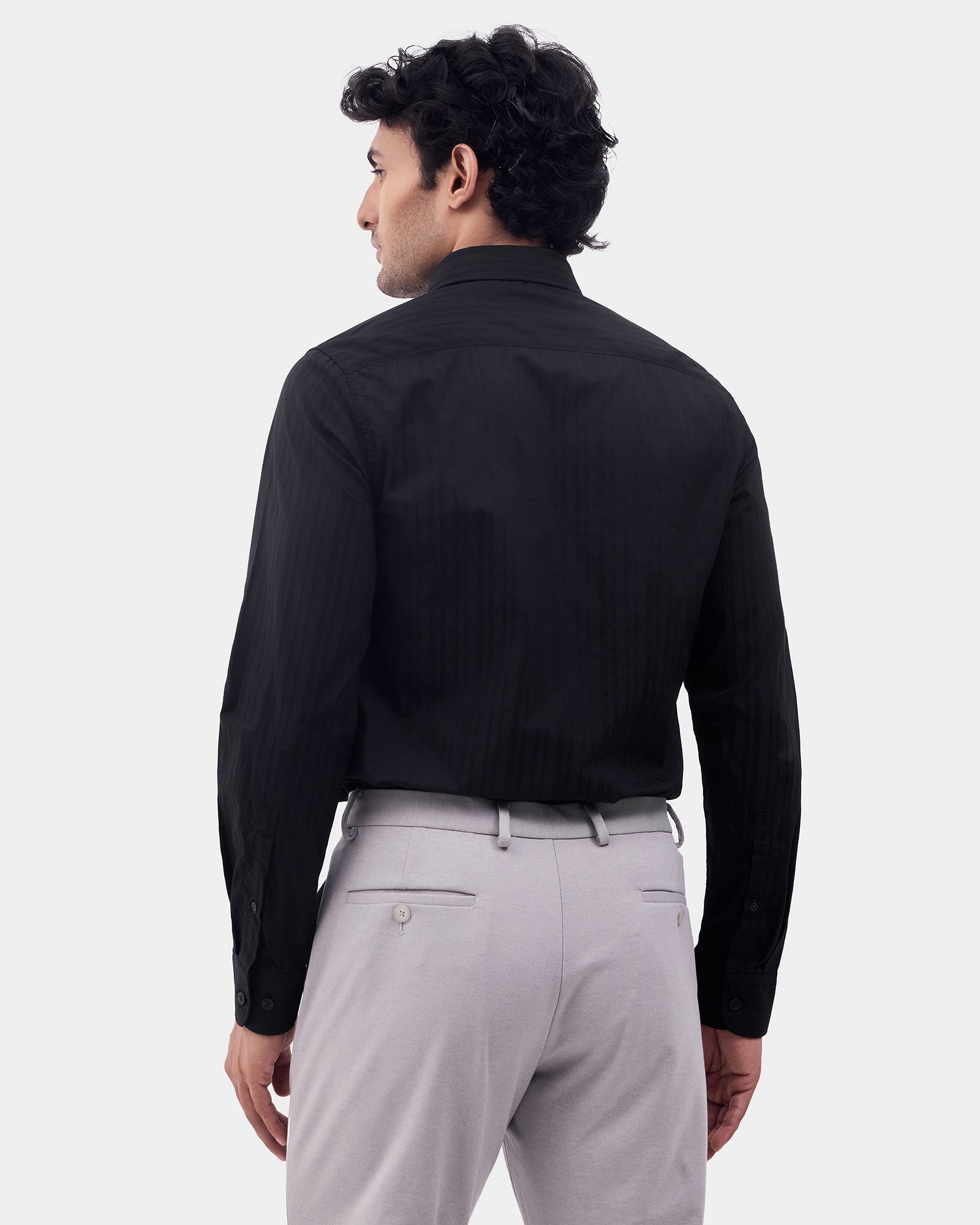 Black Stripe Shirt - Oreia