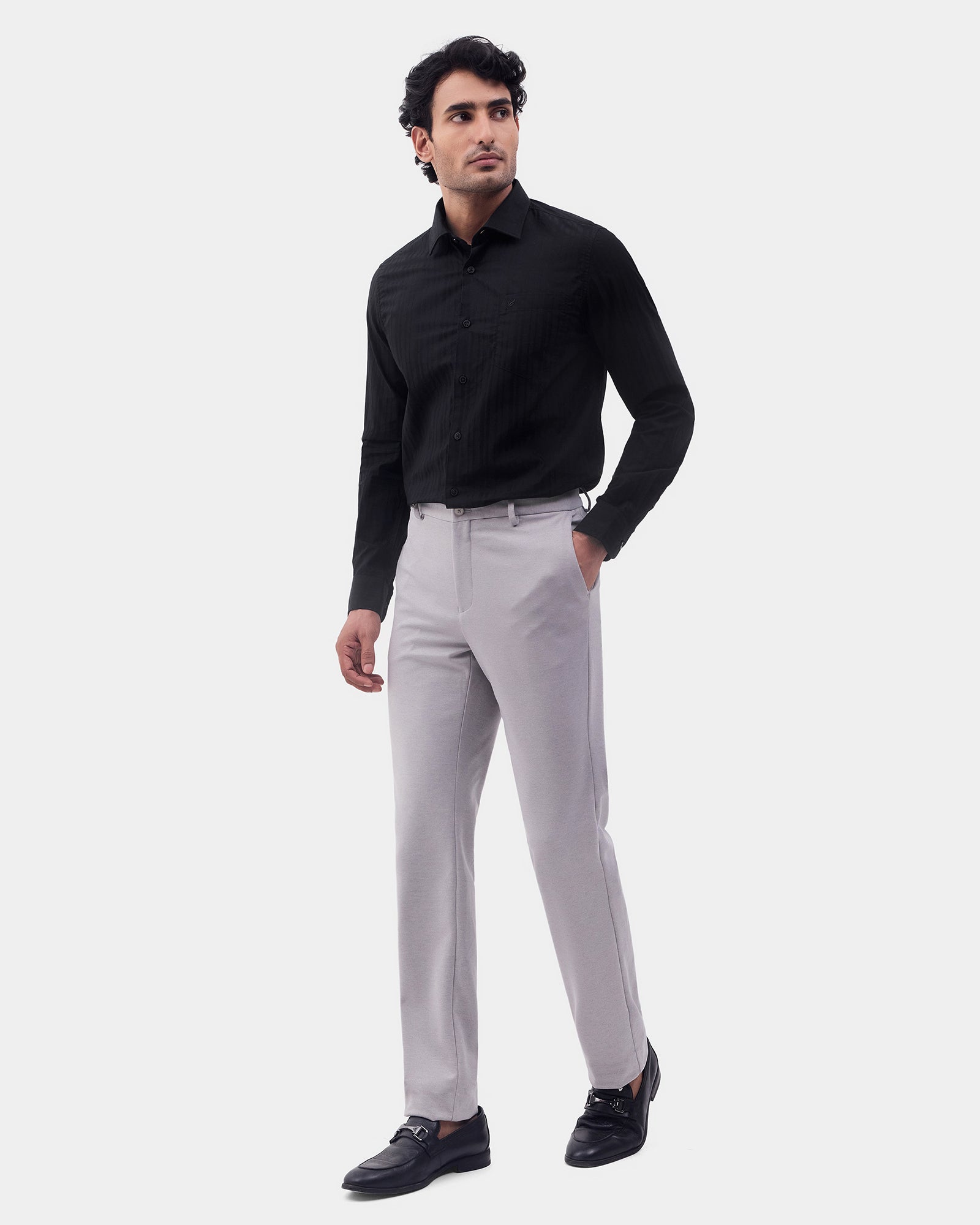 Black Stripe Shirt - Oreia