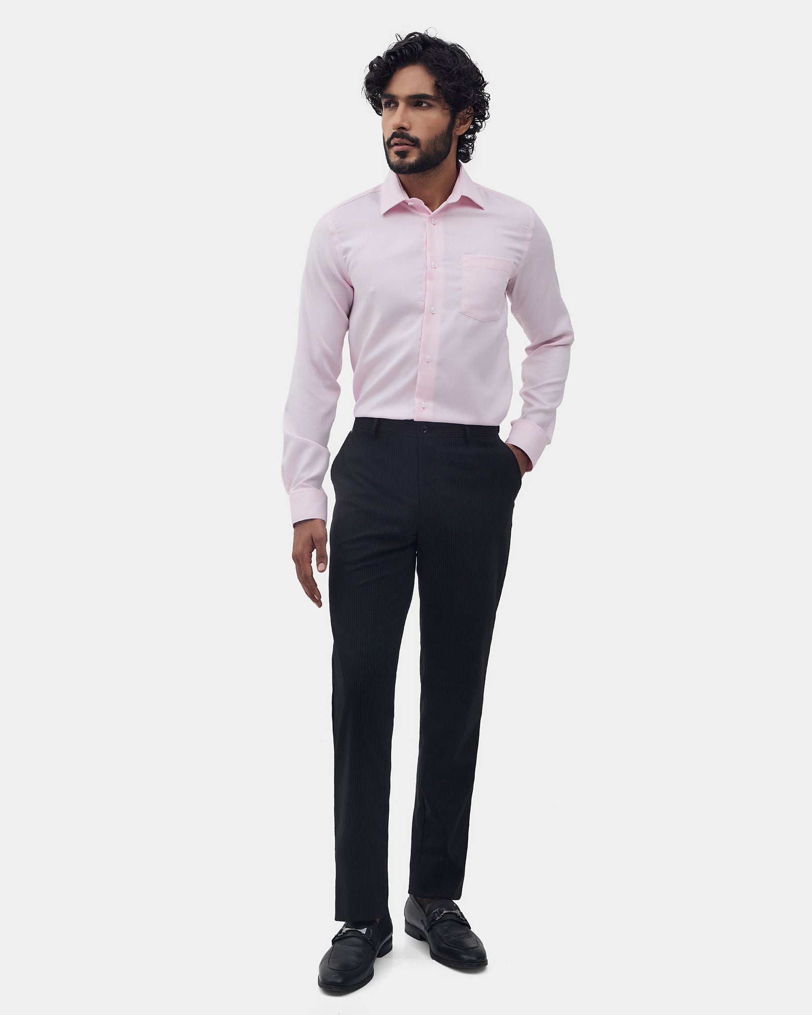 Black Stripe Trouser - Ebel