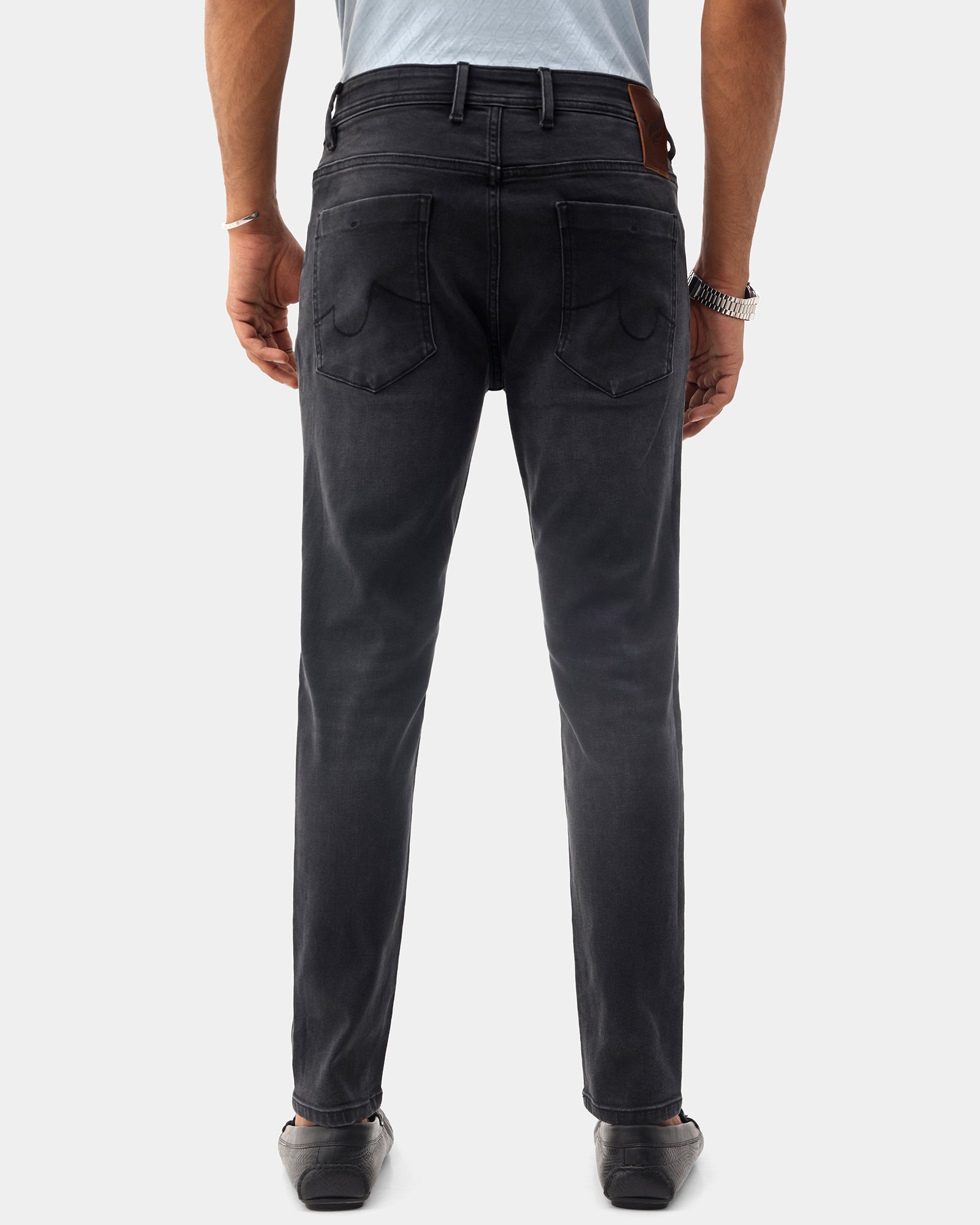 Black Superflex Skinny Cropped Jeans - Brik