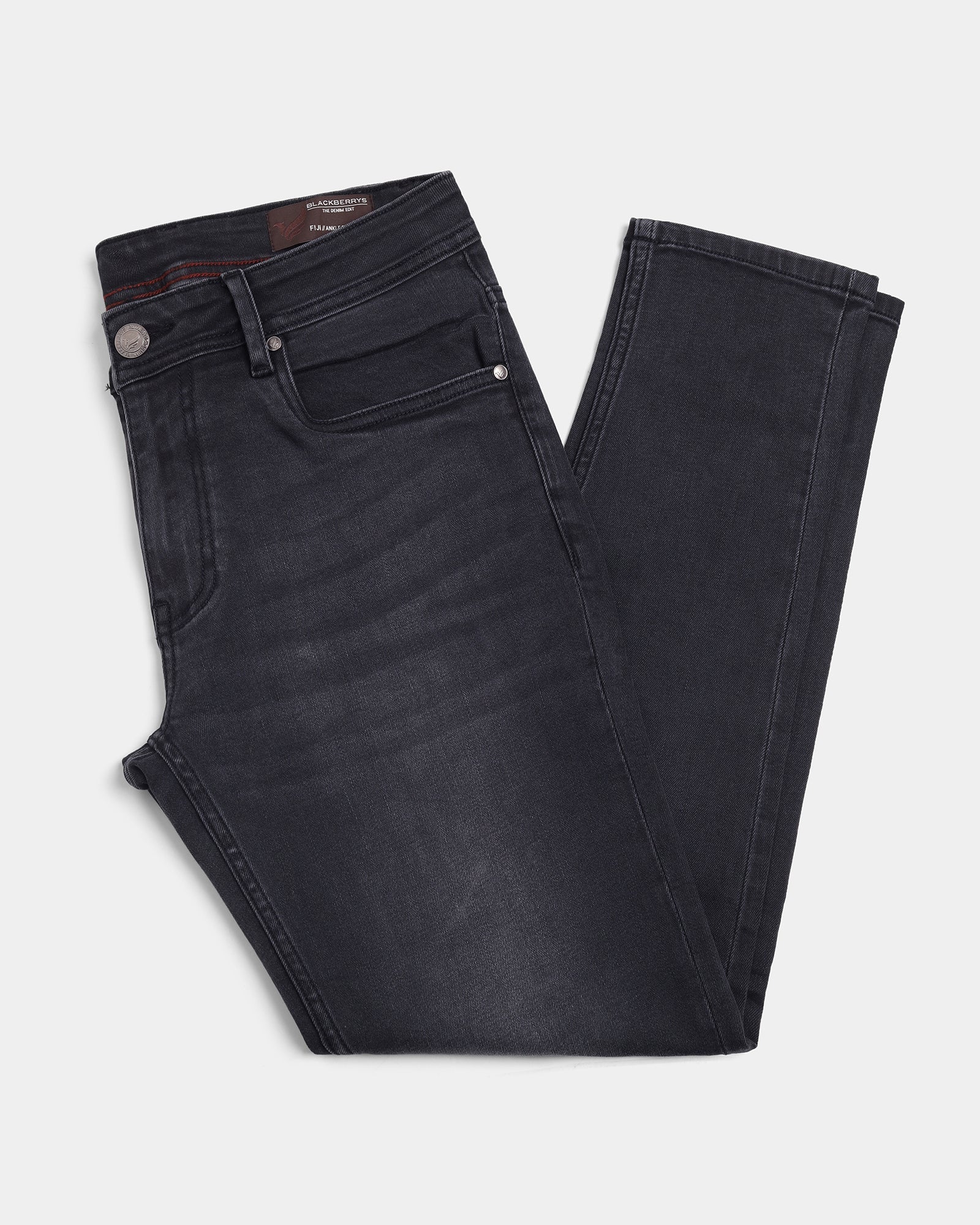 Black Superflex Skinny Cropped Jeans - Brik