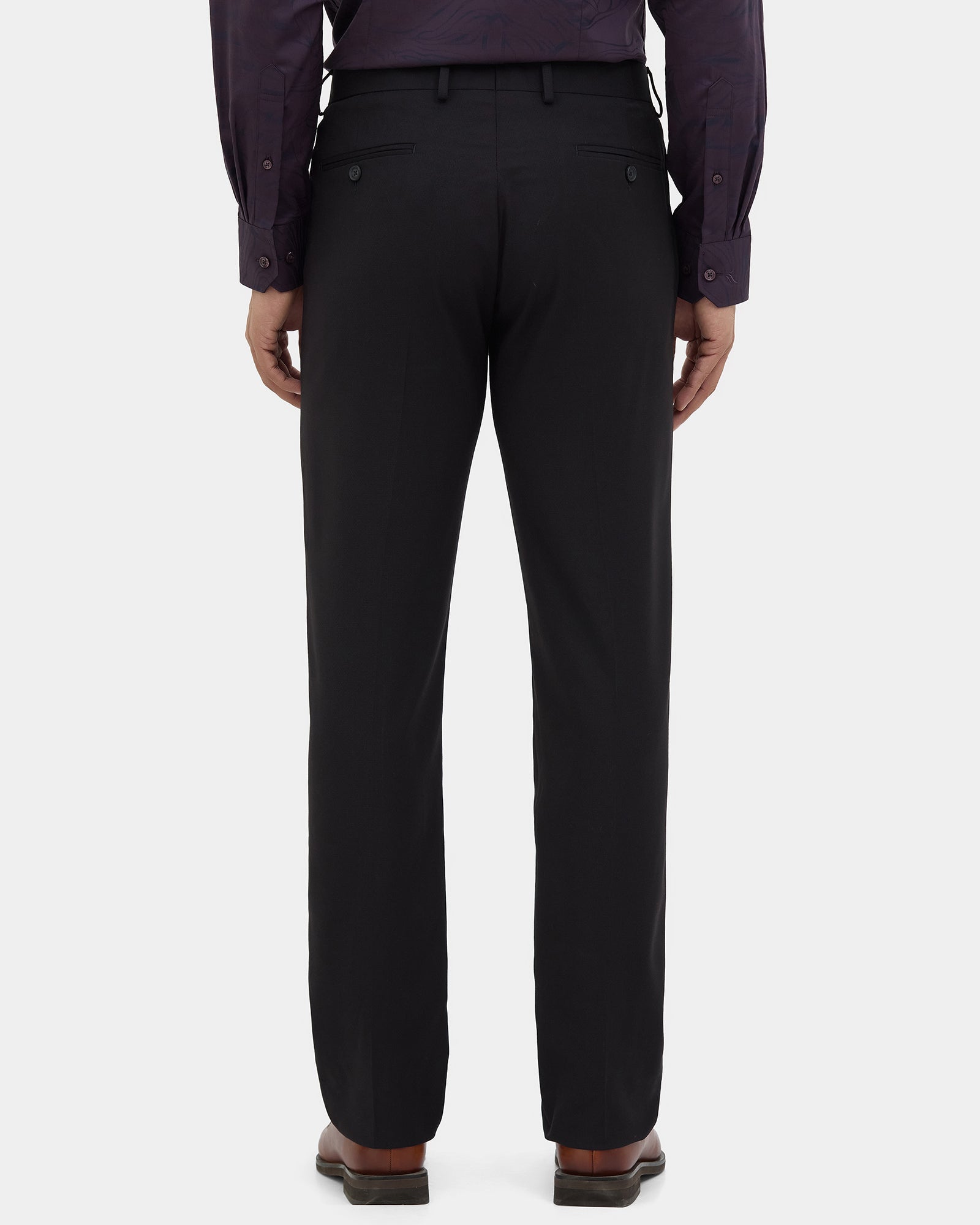 Black Technowaist Textured Trouser - Skagen