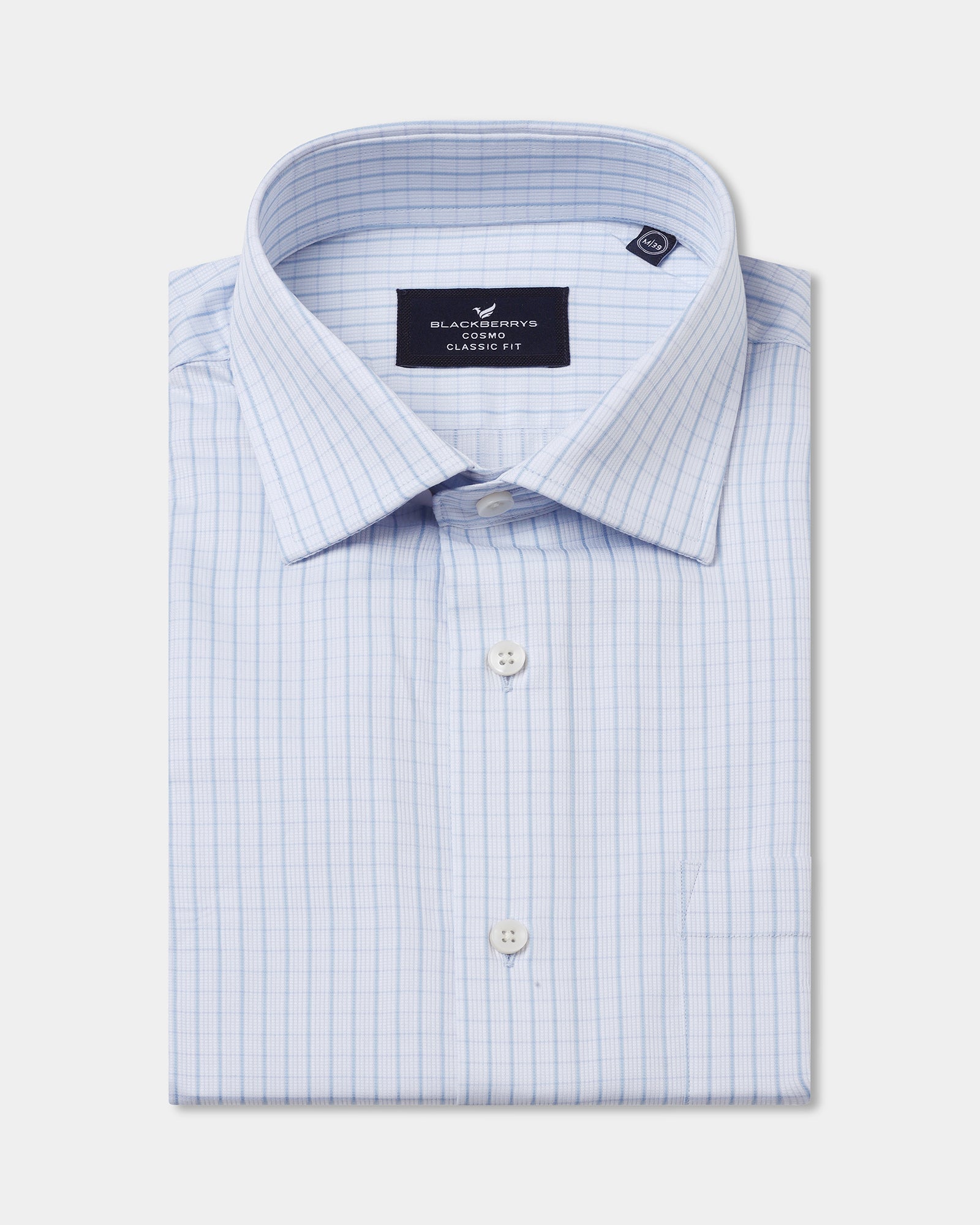 Blue Check Shirt - Dennis