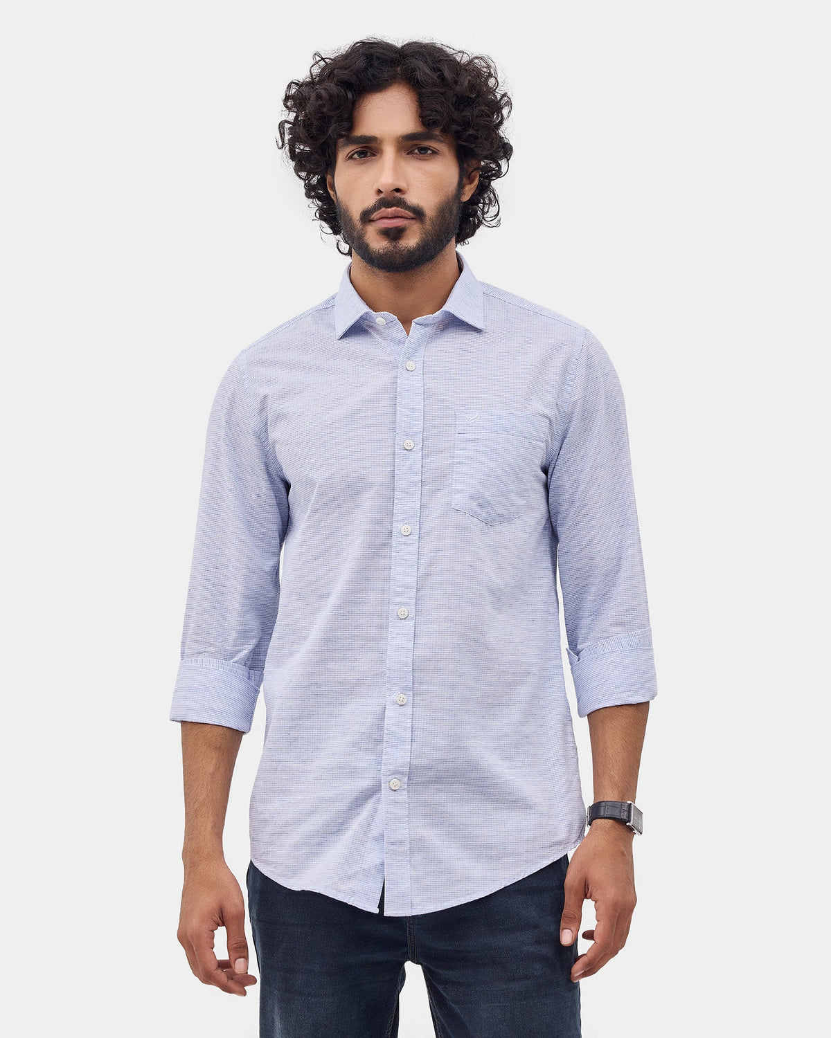 Blue Check Shirt - Mofer