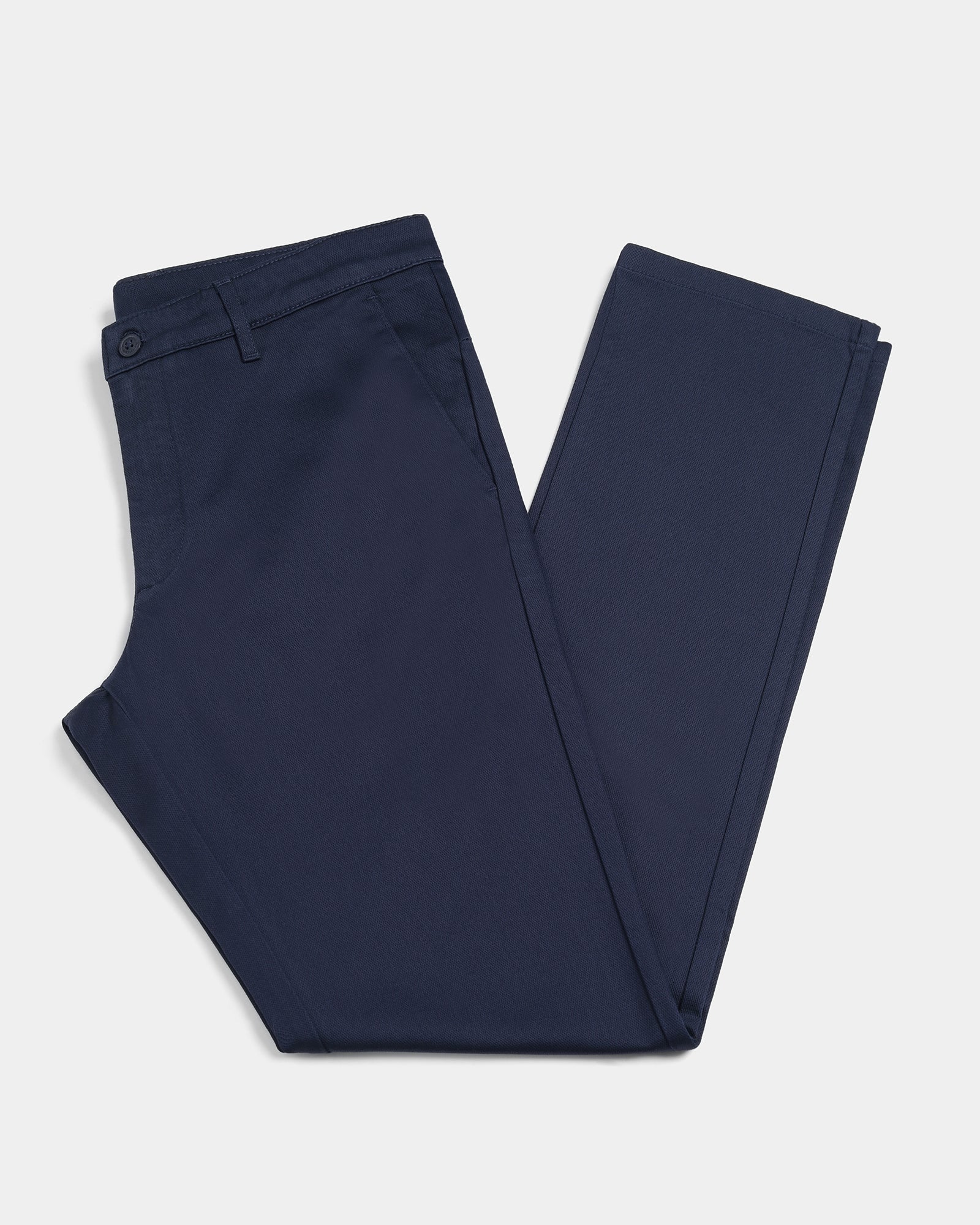 Blue Textured Khakis - Triglav