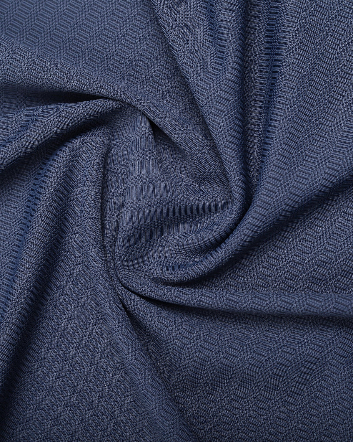 Blue Techpro Textured Polo - Lim